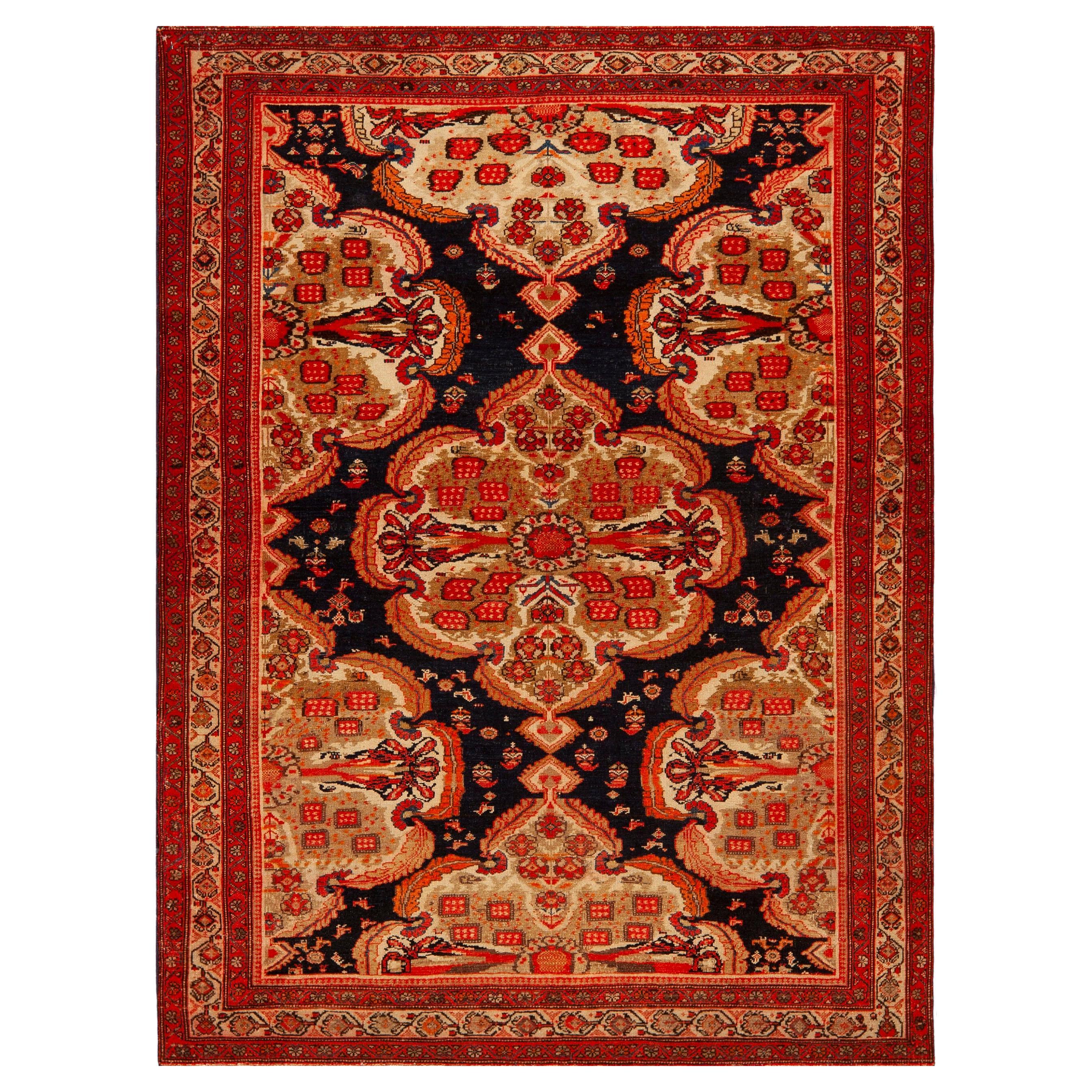 Tappeto antico persiano Malayer della Collection S. Nazmiyal