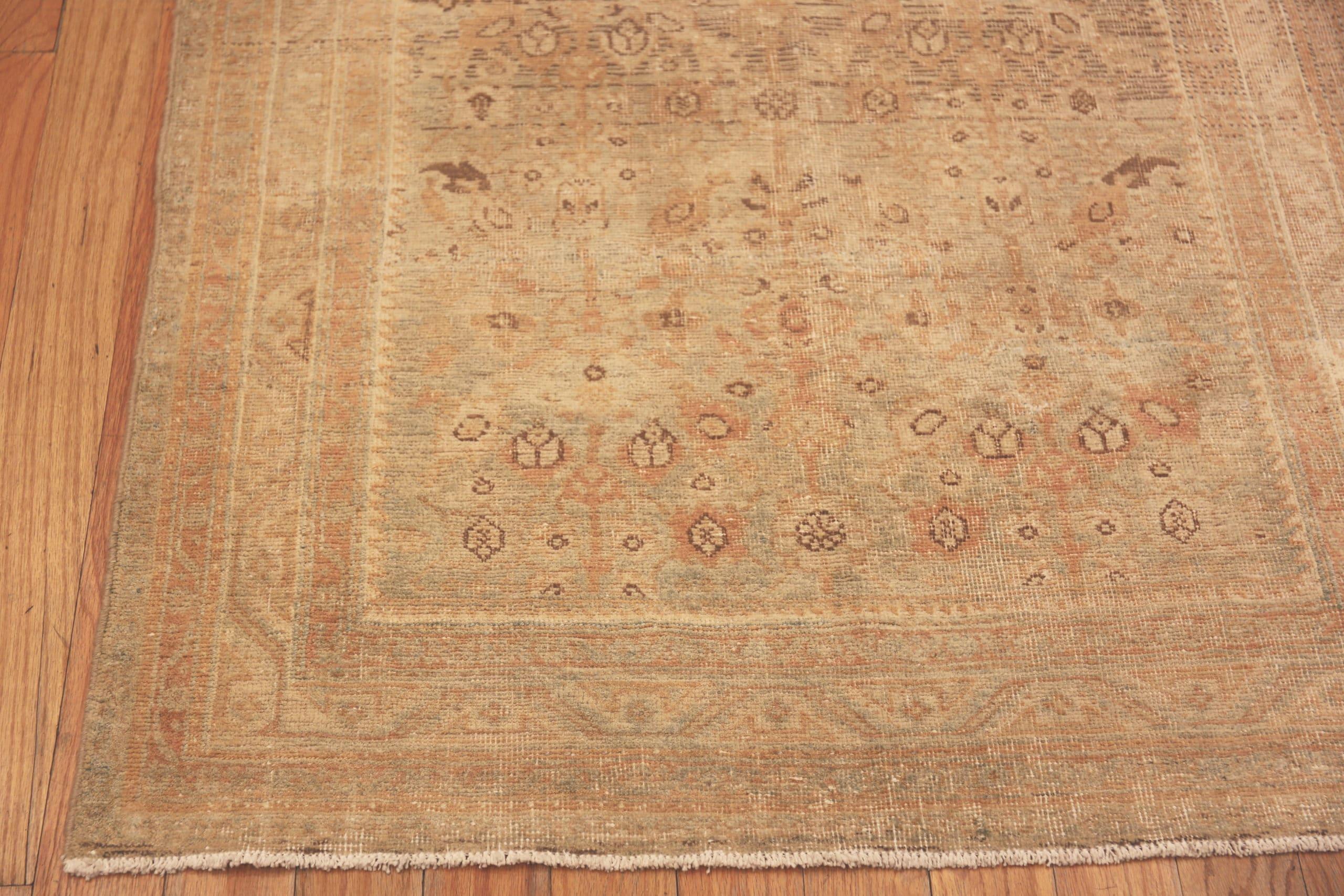 Hand-Knotted Antique Persian Malayer Runner. 3 ft 6 in x 11 ft 10 in For Sale