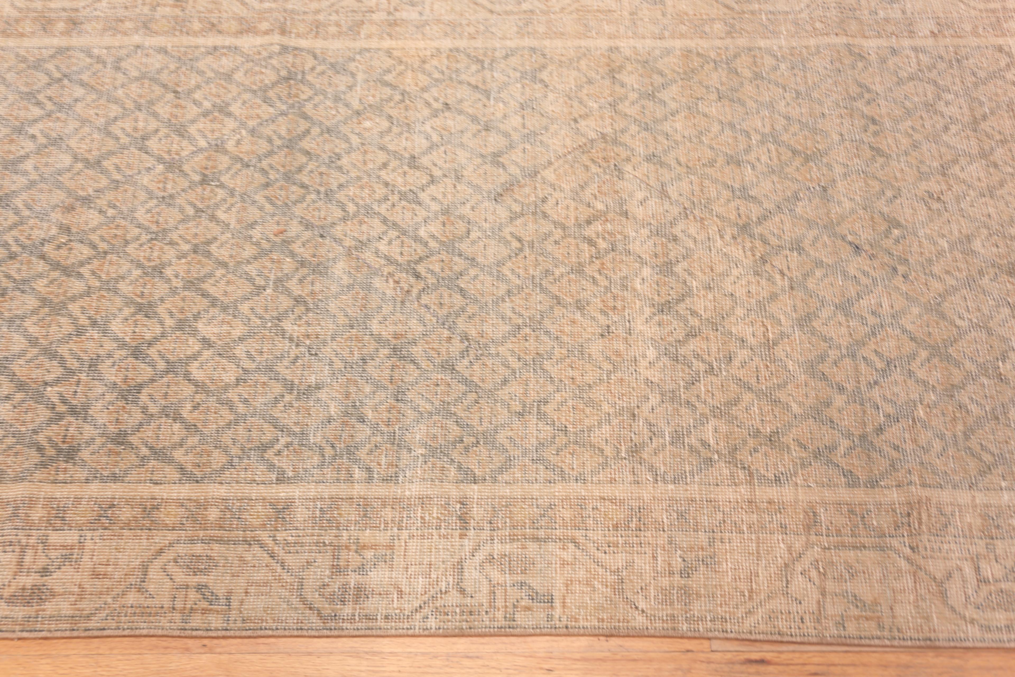 Annodato a mano Tappeto Runner Nazmiyal Collection Antique Persian Malayer 3 ft 3 in x 12 ft 1 in in vendita