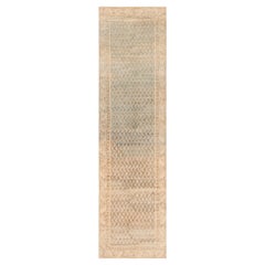 Nazmiyal Collection Antique Persian Malayer Runner Rug 3 ft 3 in x 12 ft 1 in