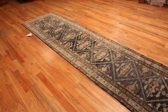 Nazmiyal Collection Antique Persian Malayer Runner Rug 3 ft 4 in x 16 ft 6 in