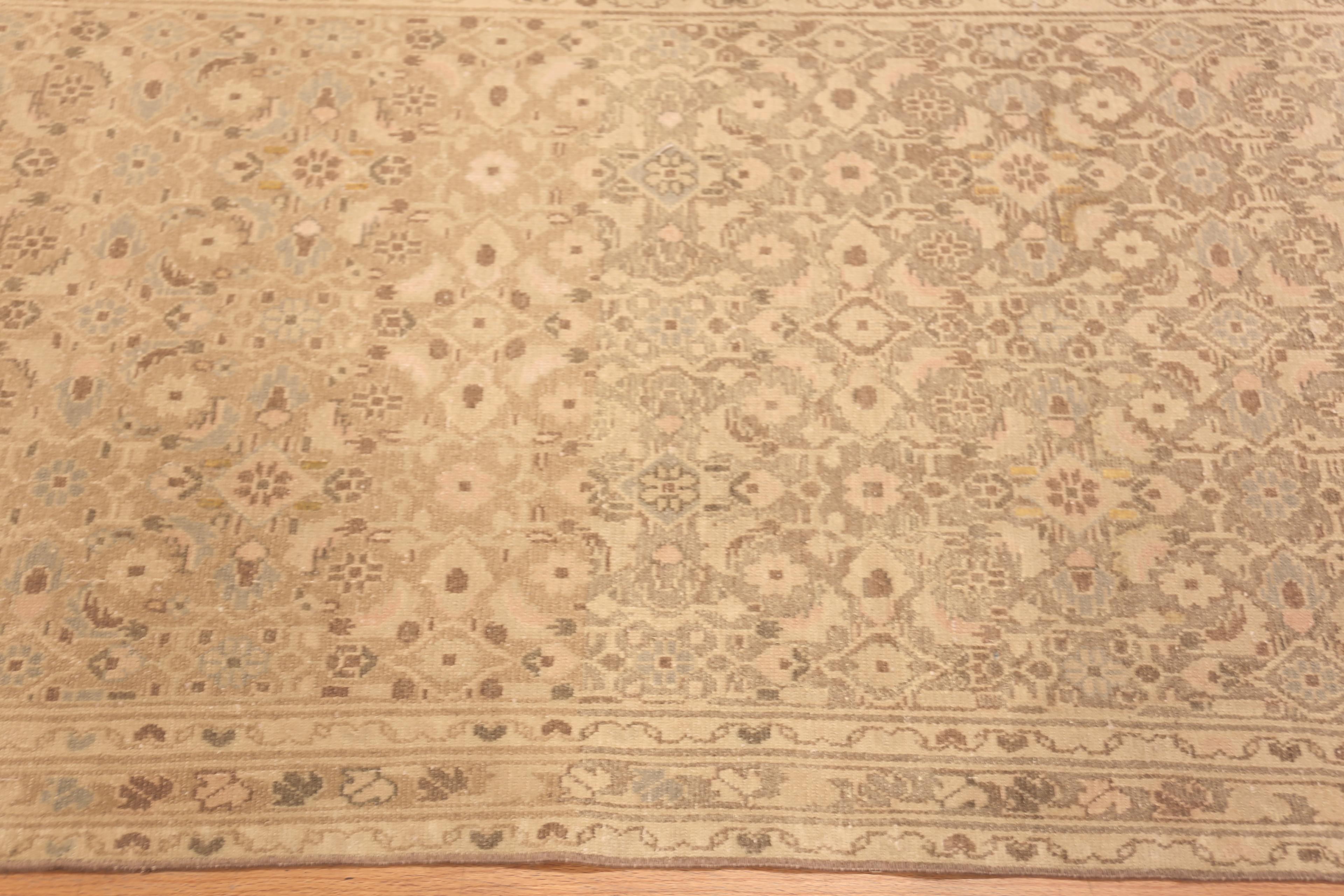 Annodato a mano Tappeto Runner Antico Persiano Malayer Collection 3 ft 5 in x 13 ft 2 in in vendita