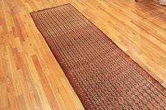 Antique Persian Qashqai Runner. 3 ft 5 in x 12 ft 9 in