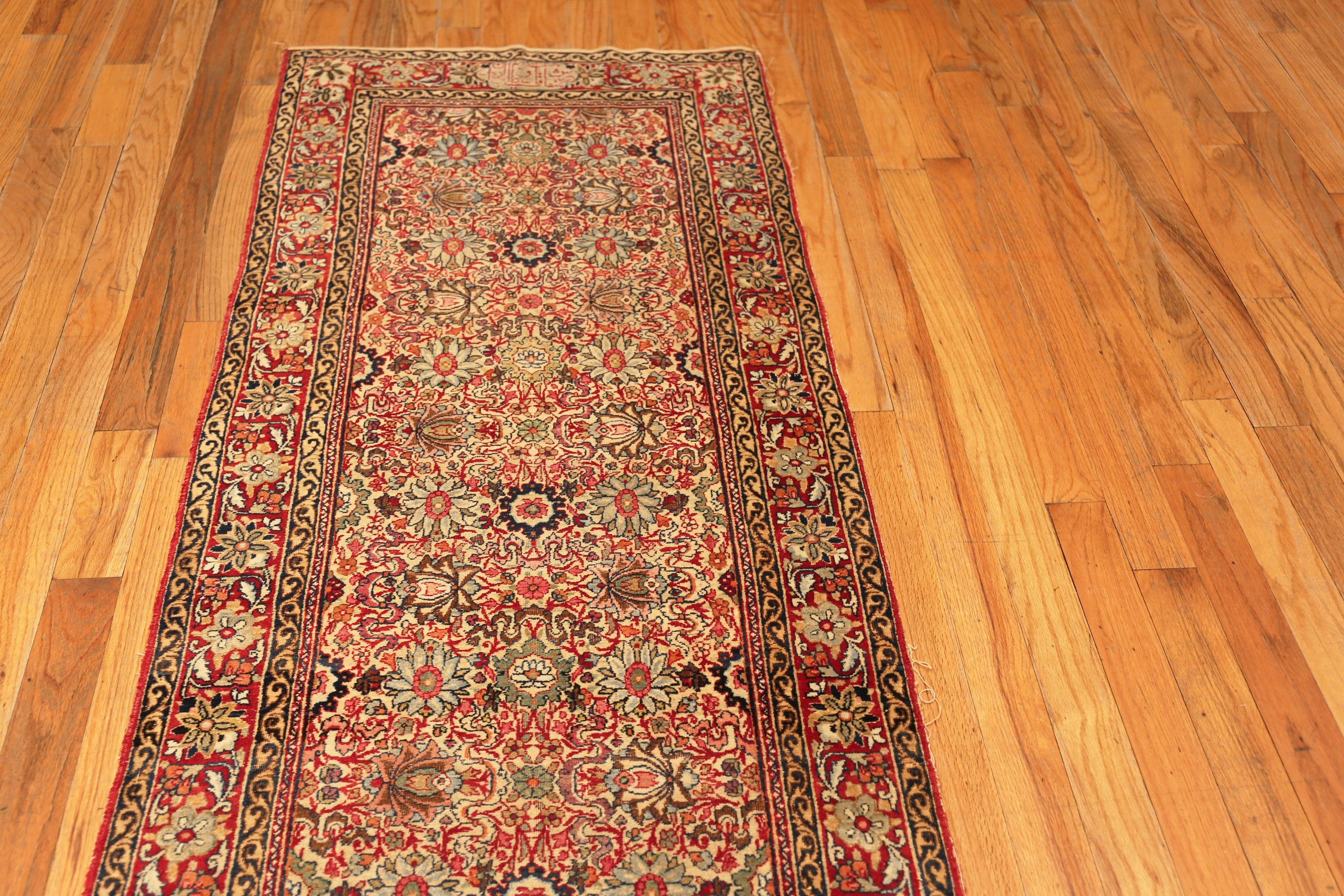 Persiano Tappeto Runner antico persiano Nazmiyal Collection 2 ft 10 in x 19 ft 3 in in vendita