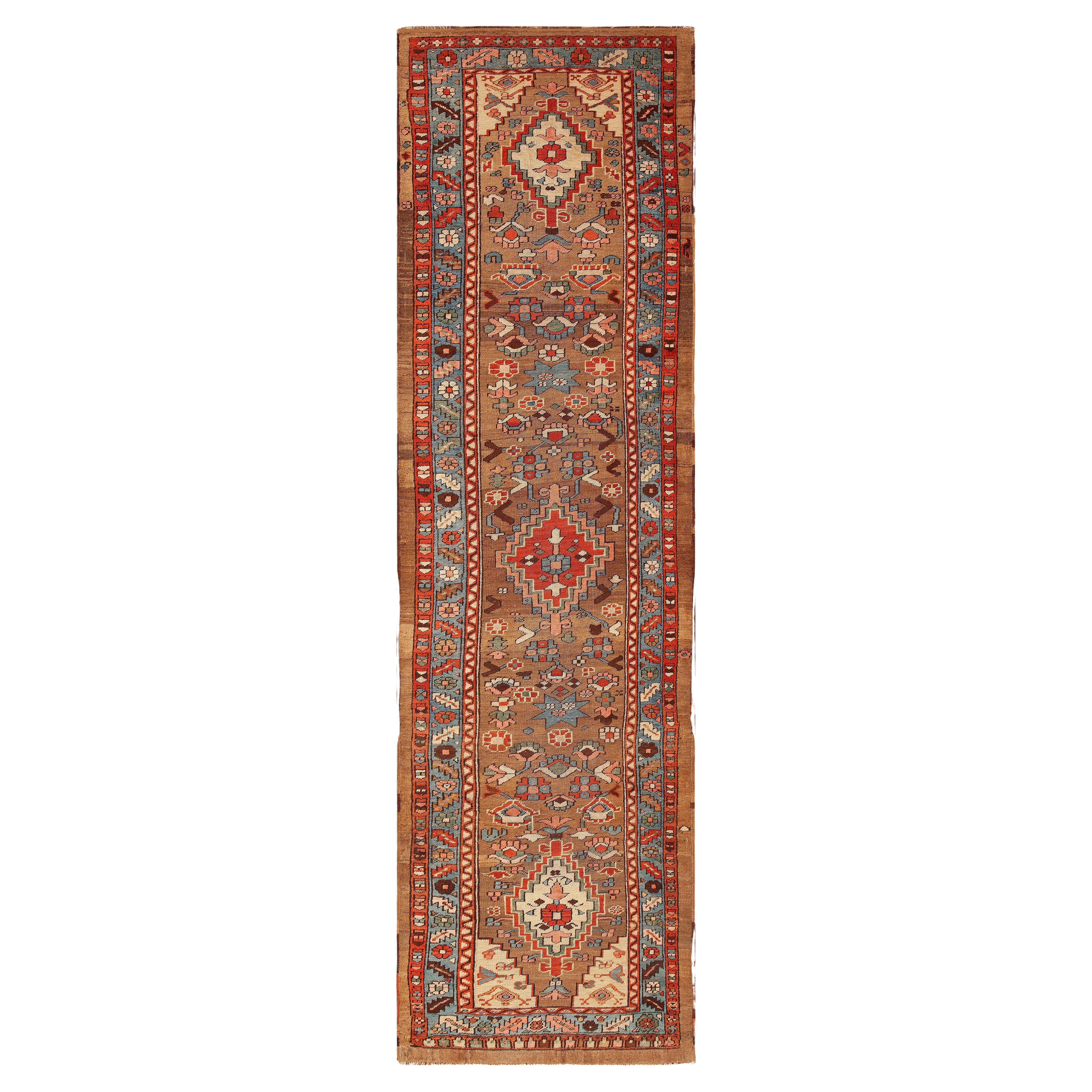 Collection Nazmiyal Collection Antique Perse Serab Runner Rug 3 ft 5 in x 12 ft