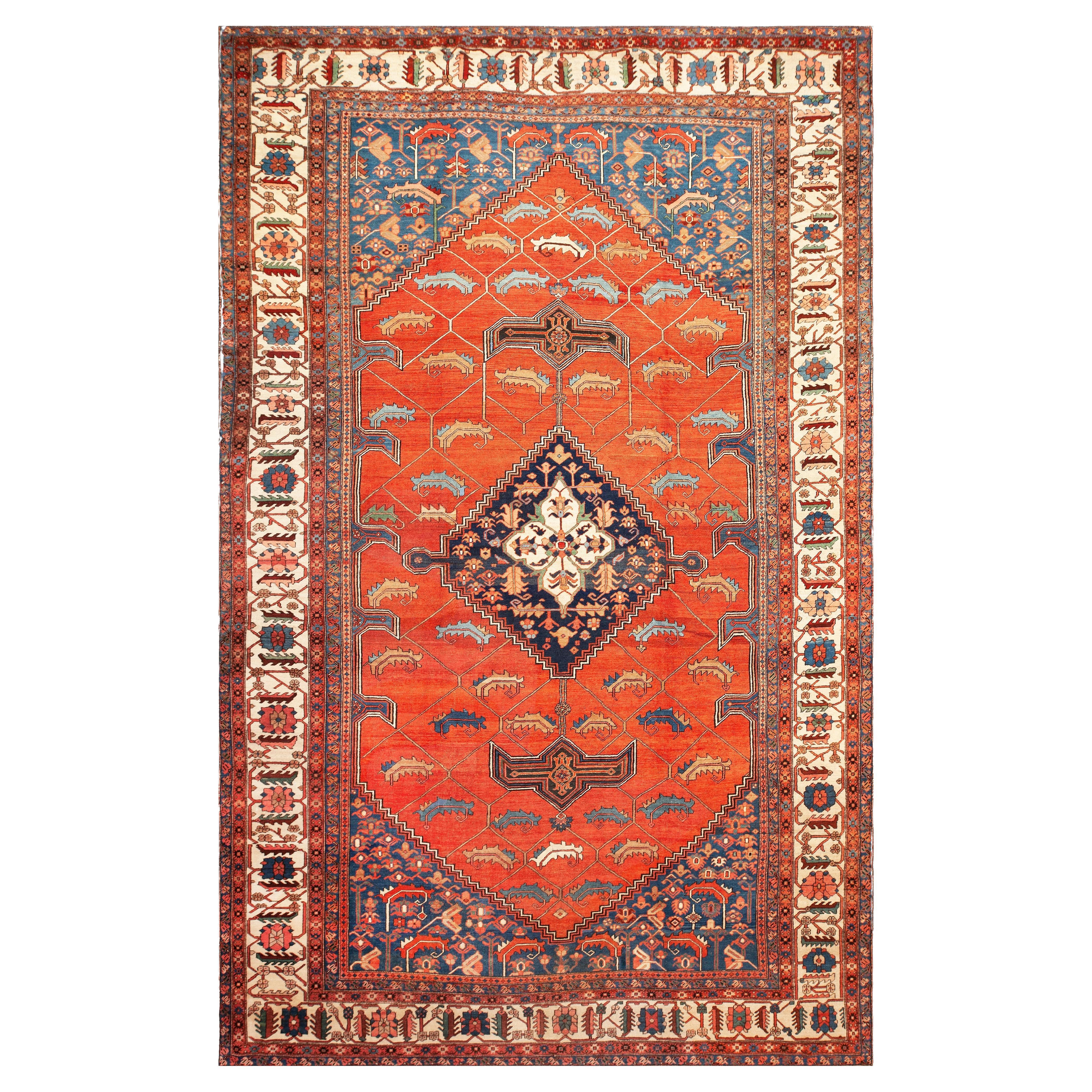 Nazmiyal Collection Antique Persian Serapi Rug 11 ft 10 in x 18 ft