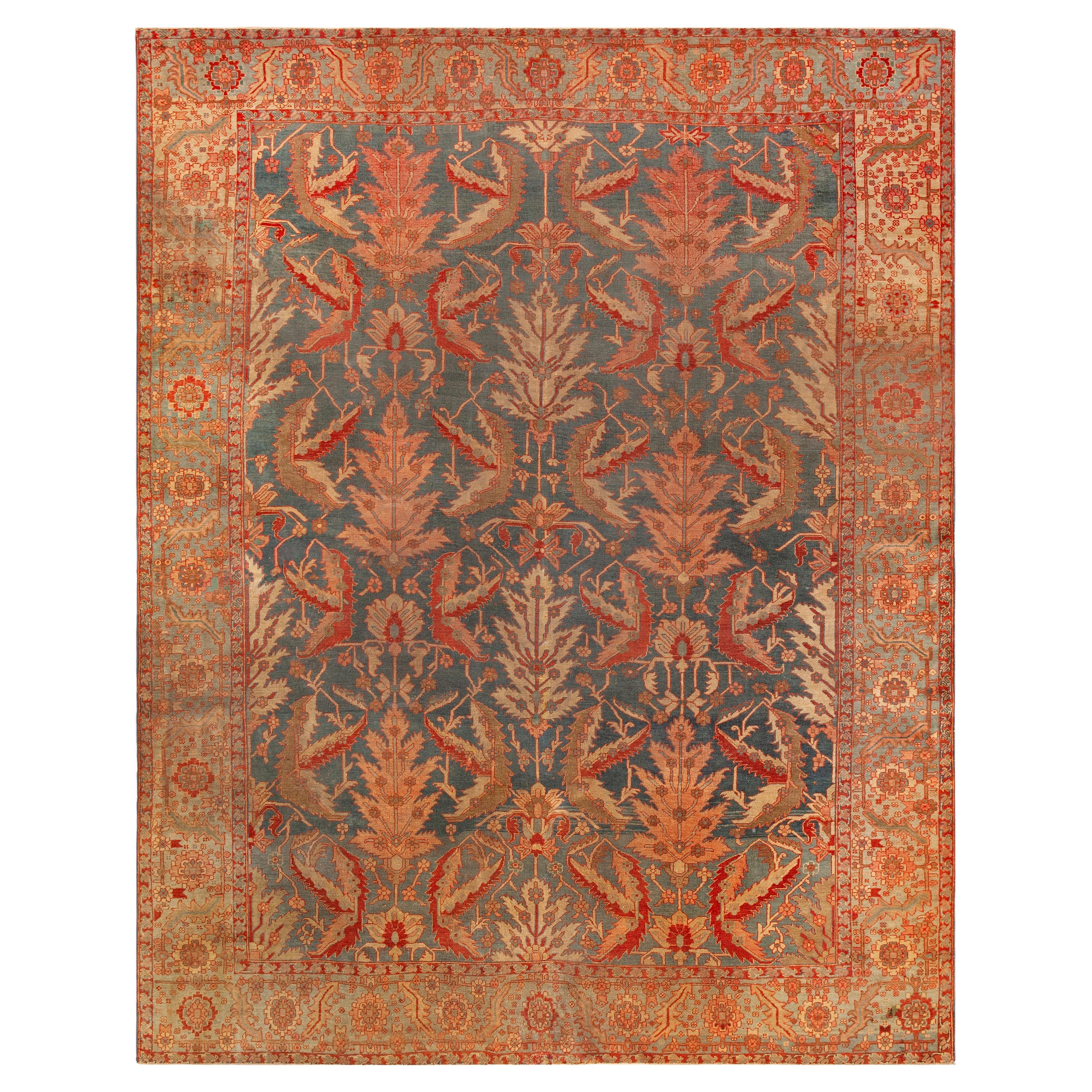 Nazmiyal Collection Antiker Persischer Serapi Teppich 8 ft x 10 ft im Angebot