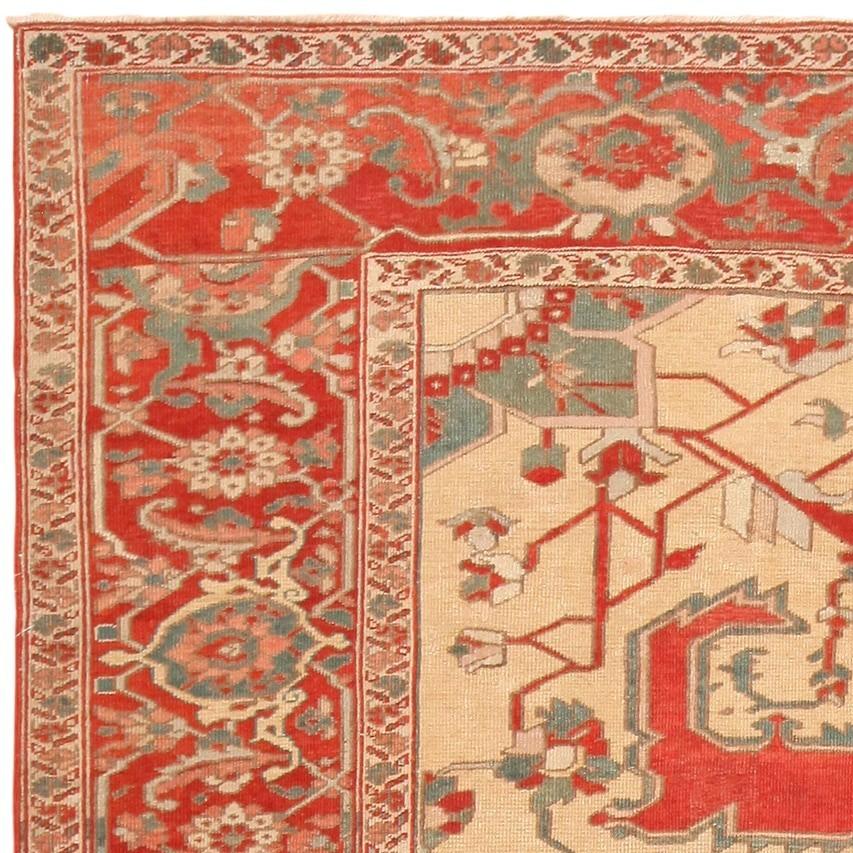 Antiker persischer Serapi-Teppich. Größe: 9 ft x 11 ft 6 in im Angebot 2