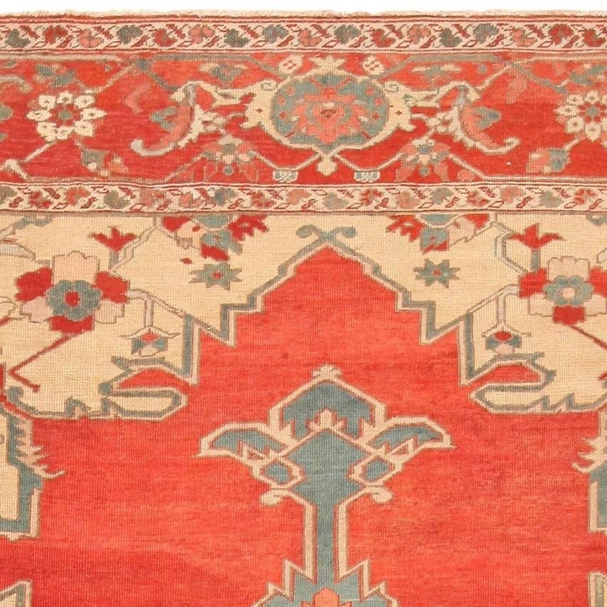 Antiker persischer Serapi-Teppich. Größe: 9 ft x 11 ft 6 in im Angebot 1