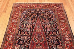 Nazmiyal Collection Antique Persian Silk and Wool Kashan Rug 4 ft 4 in x 6 ft 10