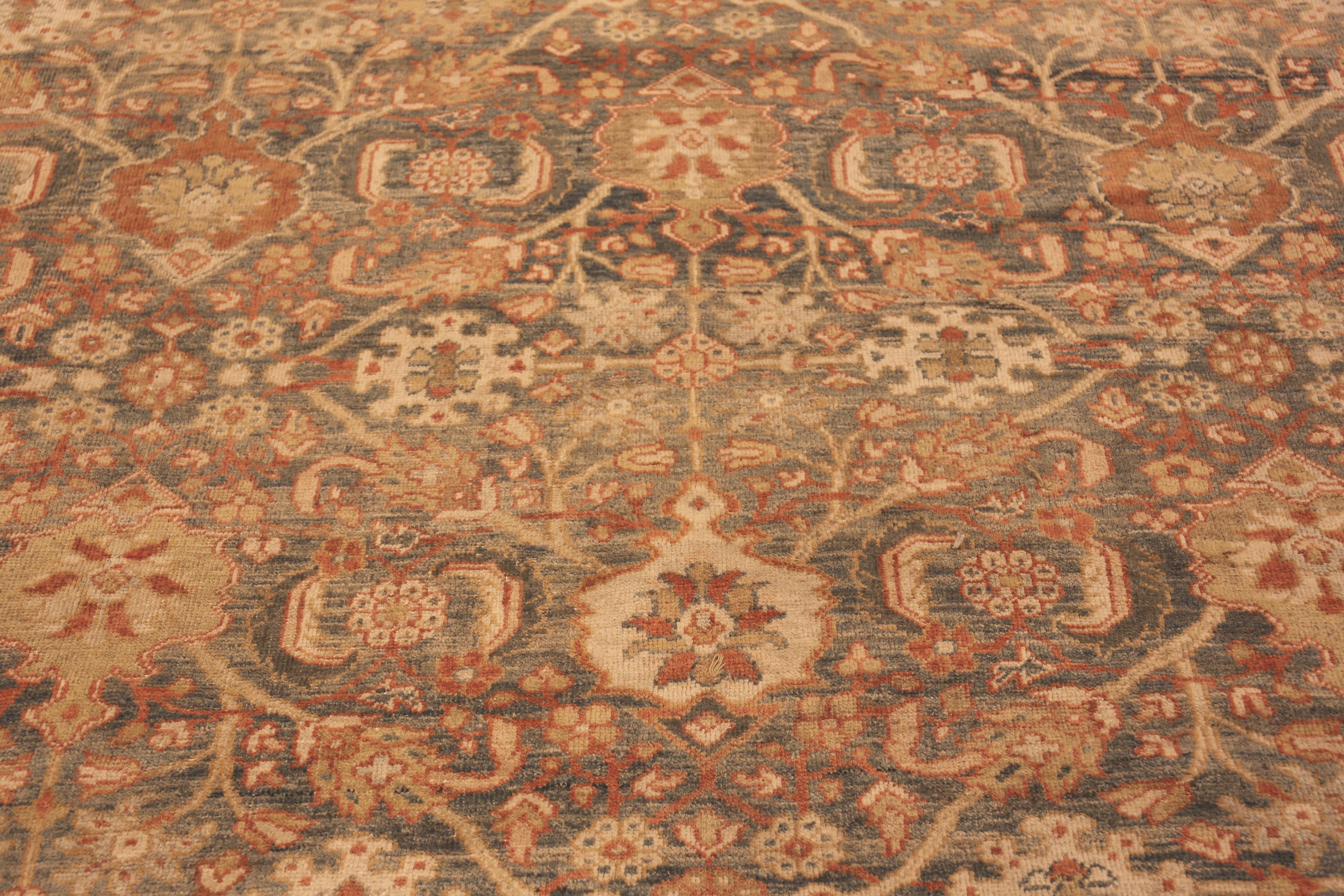 Wool Antique Persian Sultanabad Rug. 11 ft 10 in x 21 ft 4 in For Sale