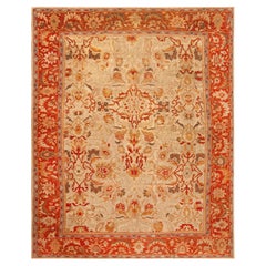 Nazmiyal Collection Antique Persian Sultanabad Rug. 11 ft 3 in x 13 ft 7 in