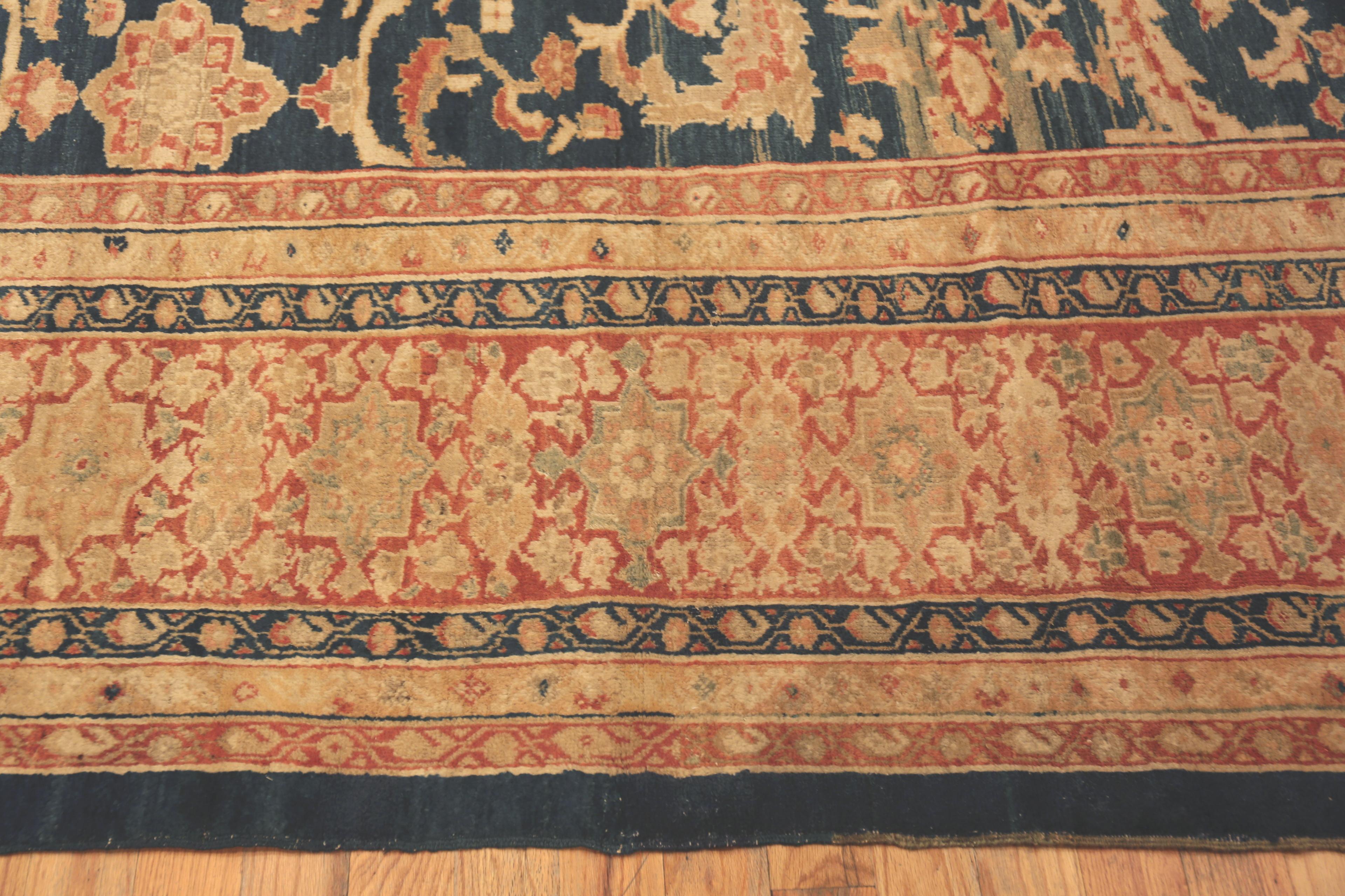 Hand-Knotted Antique Persian Sultanabad Rug. 13 ft x 14 ft 4 in For Sale