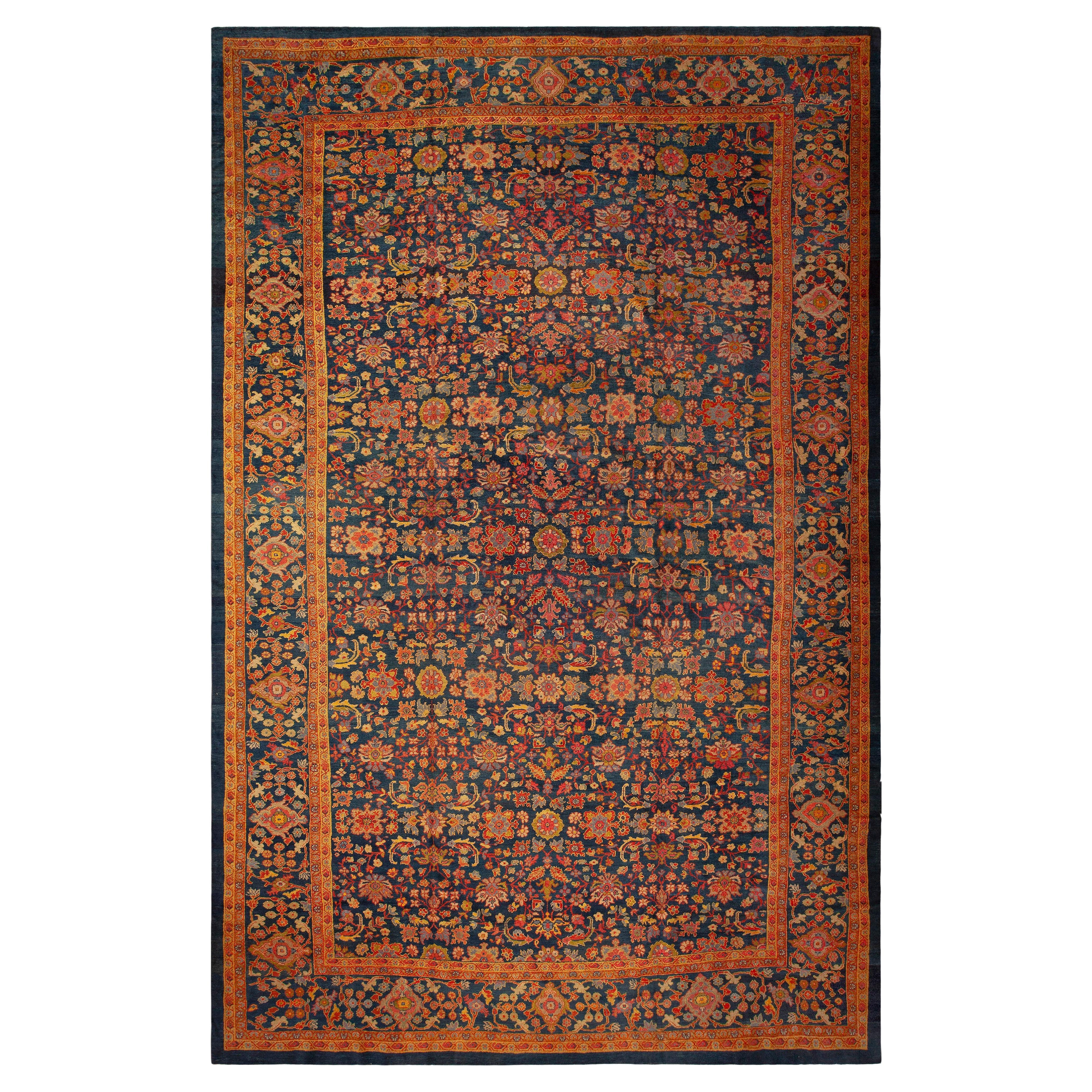 Nazmiyal Collection Antique Persian Sultanabad Rug 13 ft x 20 ft 2 in