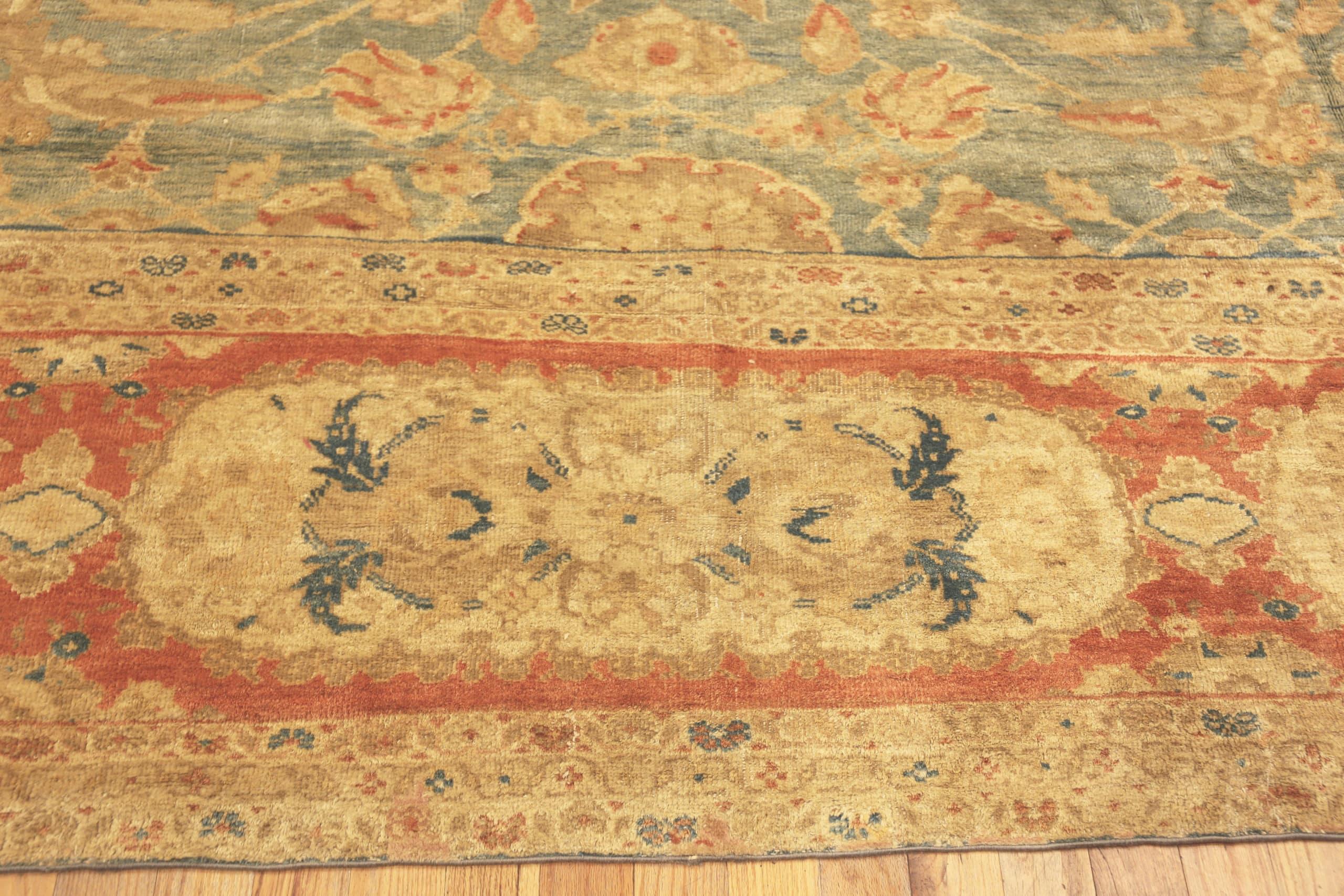Antiker persischer Sultanabad-Teppich aus Sultanabad. 16 ft 10 in x 21 ft 10 in (Handgeknüpft) im Angebot