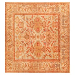 Nazmiyal Collection Antique Persian Sultanabad Rug 6 ft 6 in x 7 ft 1 in