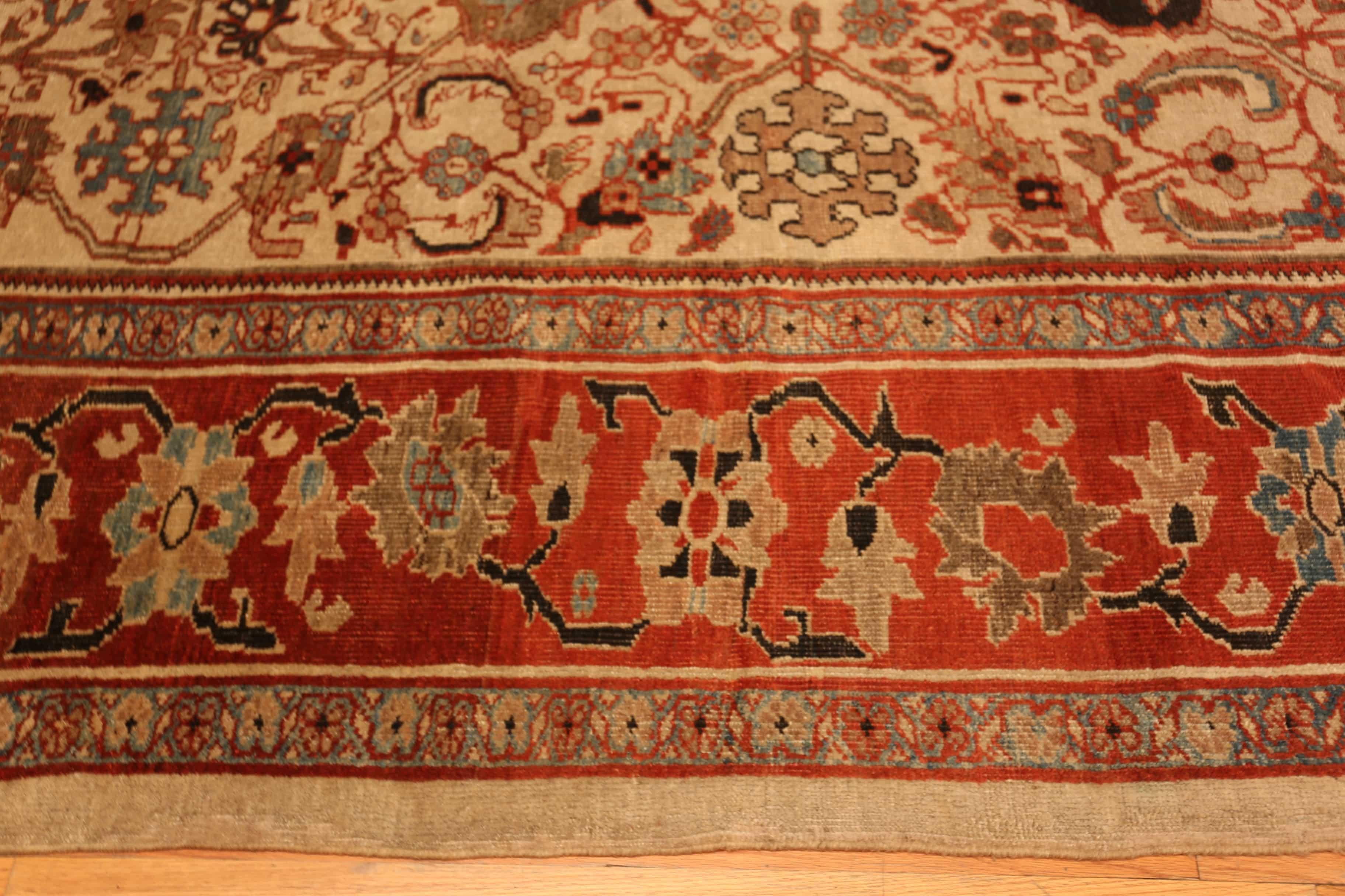 Persiano Nazmiyal Collection Antique Persian Sultanabad Rugs 7 ft 10 in x 10 ft 8 in in vendita