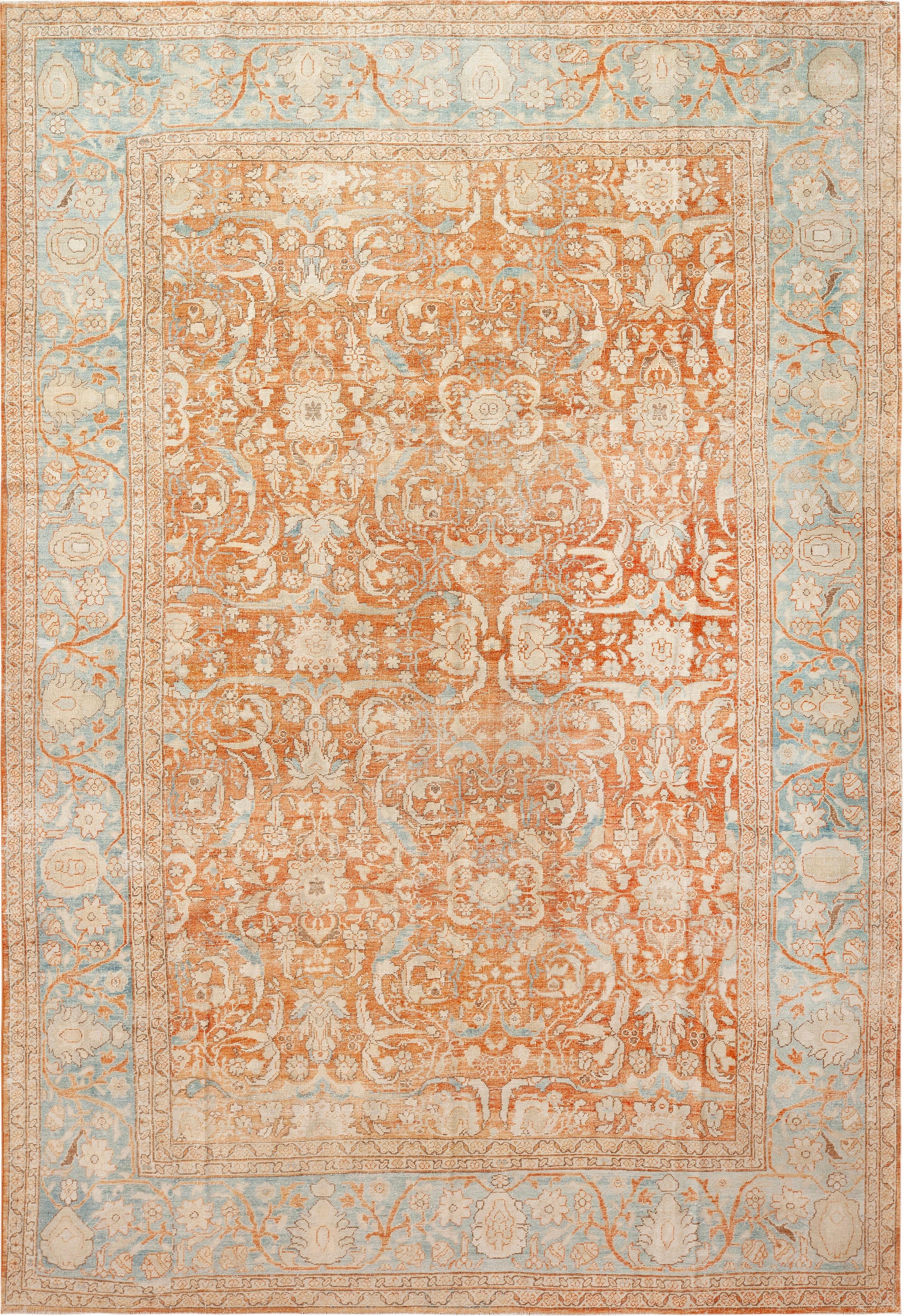 Nazmiyal Collection Antique Persian Sultanabad Rugs 9 ft 5 in x 13 ft 6 in
