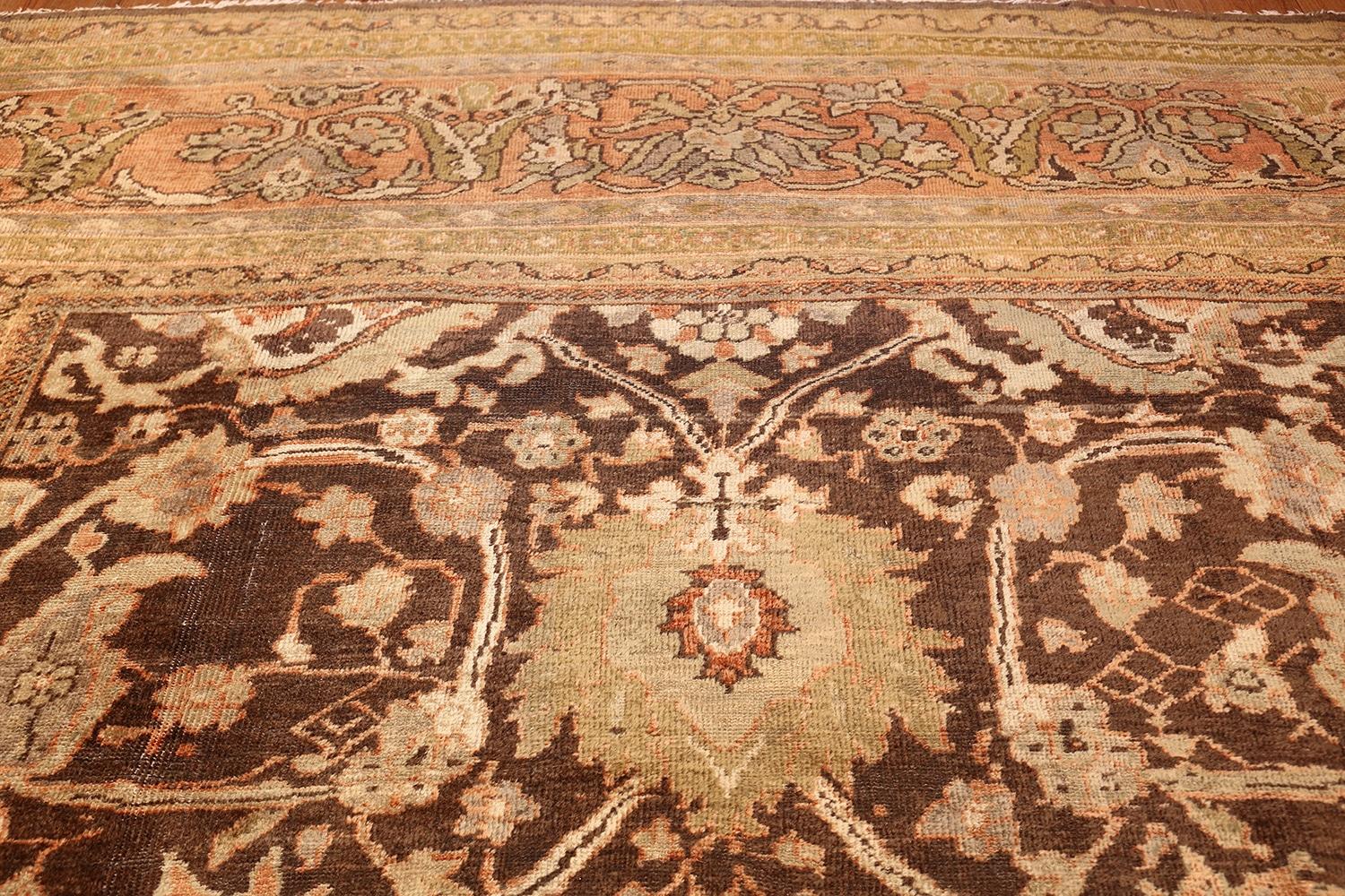 19th Century Antique Persian Sultanabad Rug. Size: 12 ft x 21 ft 8 in For Sale