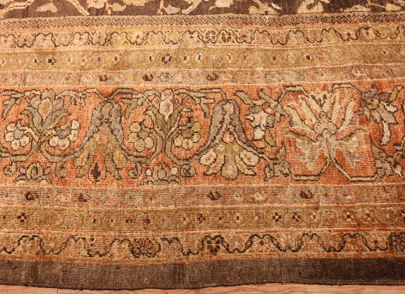 Antique Persian Sultanabad Rug. Size: 12 ft x 21 ft 8 in For Sale 2