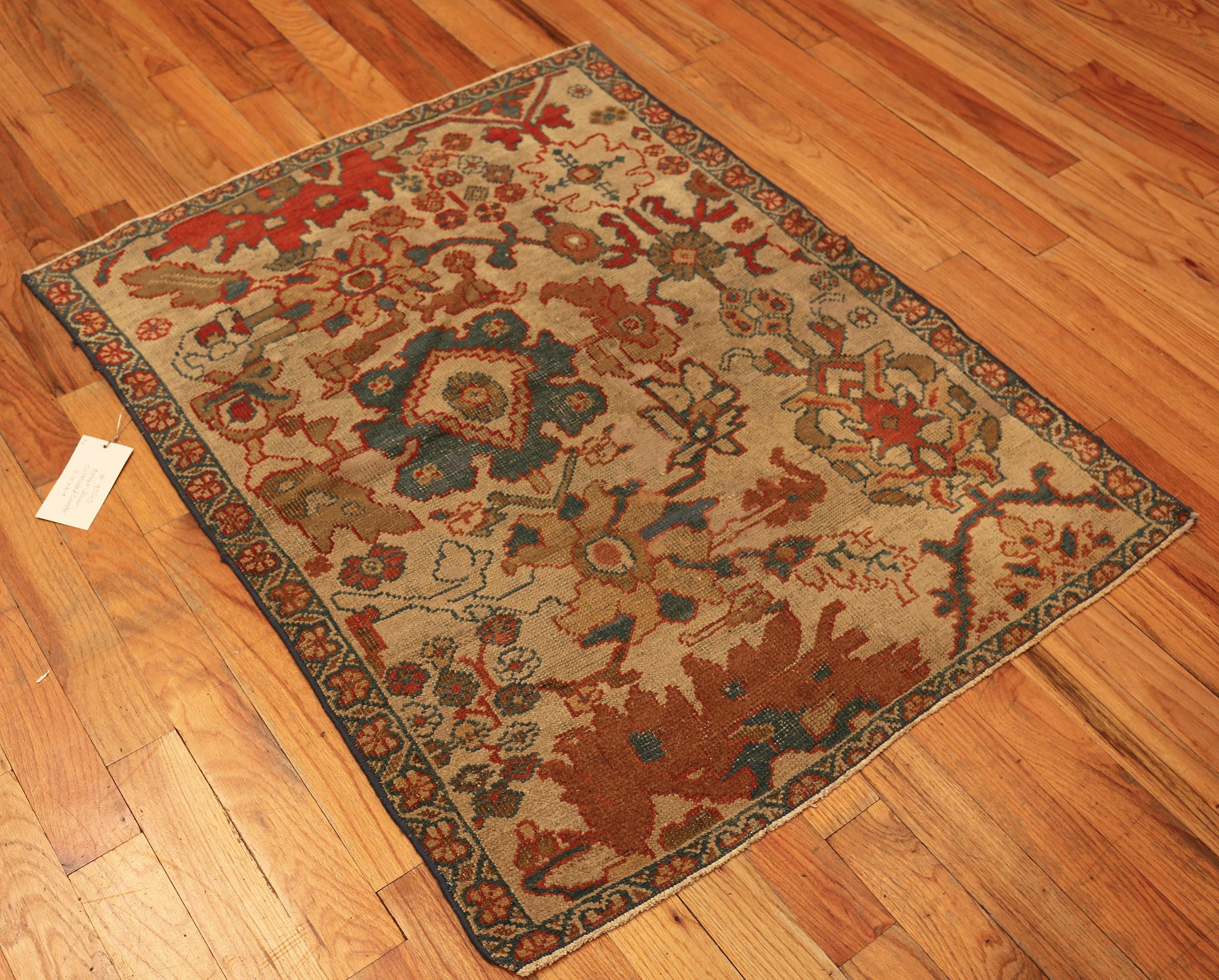 Nazmiyal Collection Alfombra Persa Antigua Sultanabad Wagireh 1,8 m x 1,8 m Lana en venta