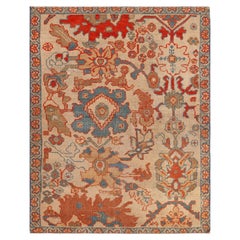 Nazmiyal Collection Antique Persian Sultanabad Wagireh Rugs 3 ft 5 in x 4 ft 4 in