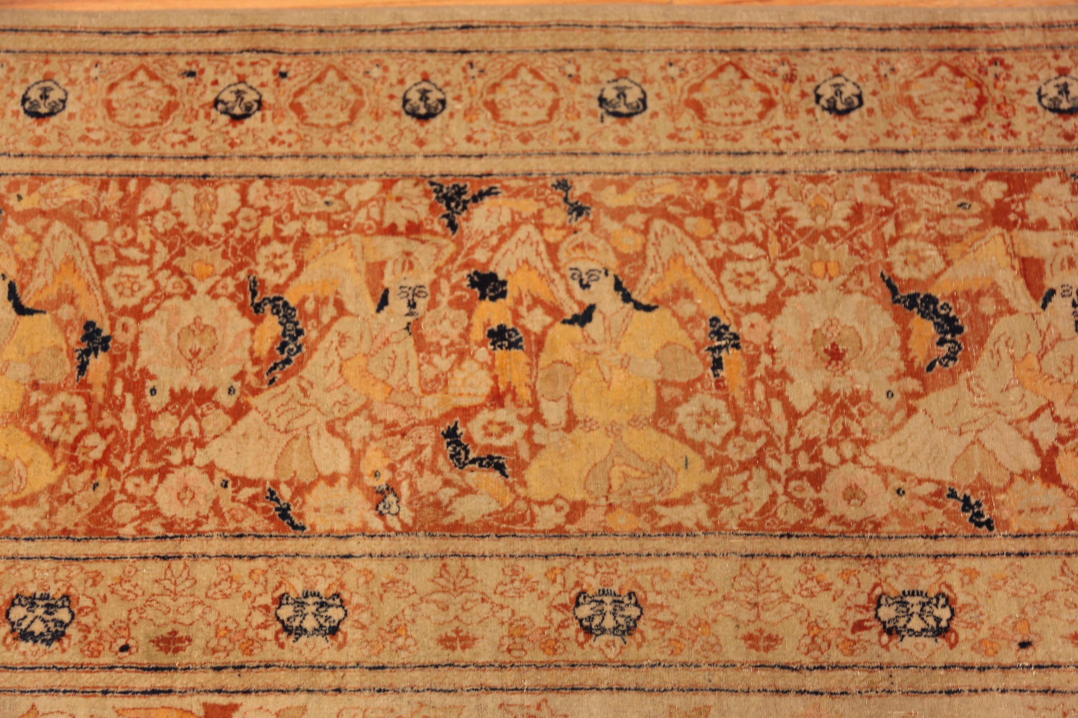 Nazmiyal Collection Antiker persischer Tabriz Haji Jalili Teppich 13'8