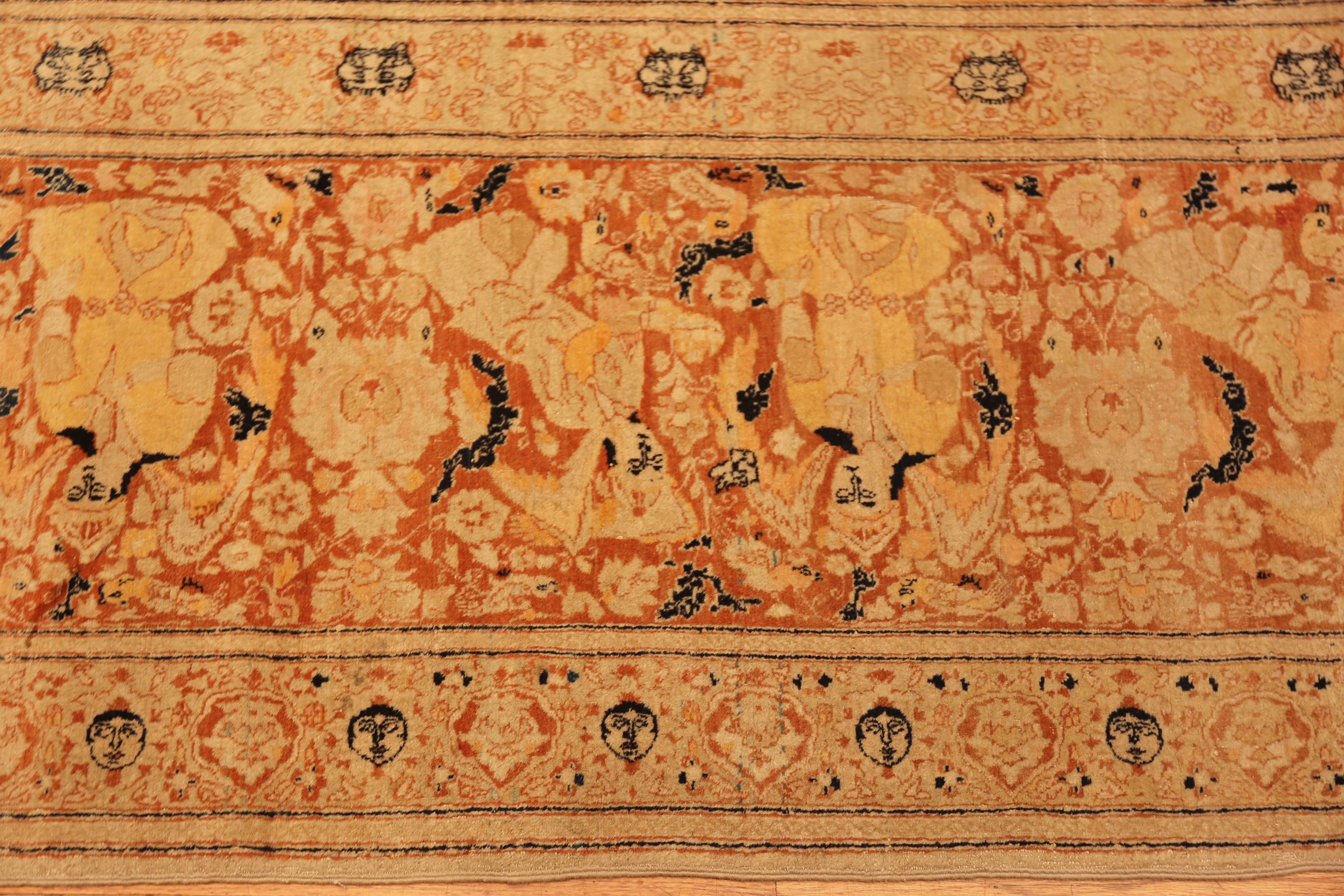 Nazmiyal Collection Antiker persischer Tabriz Haji Jalili Teppich 13'8