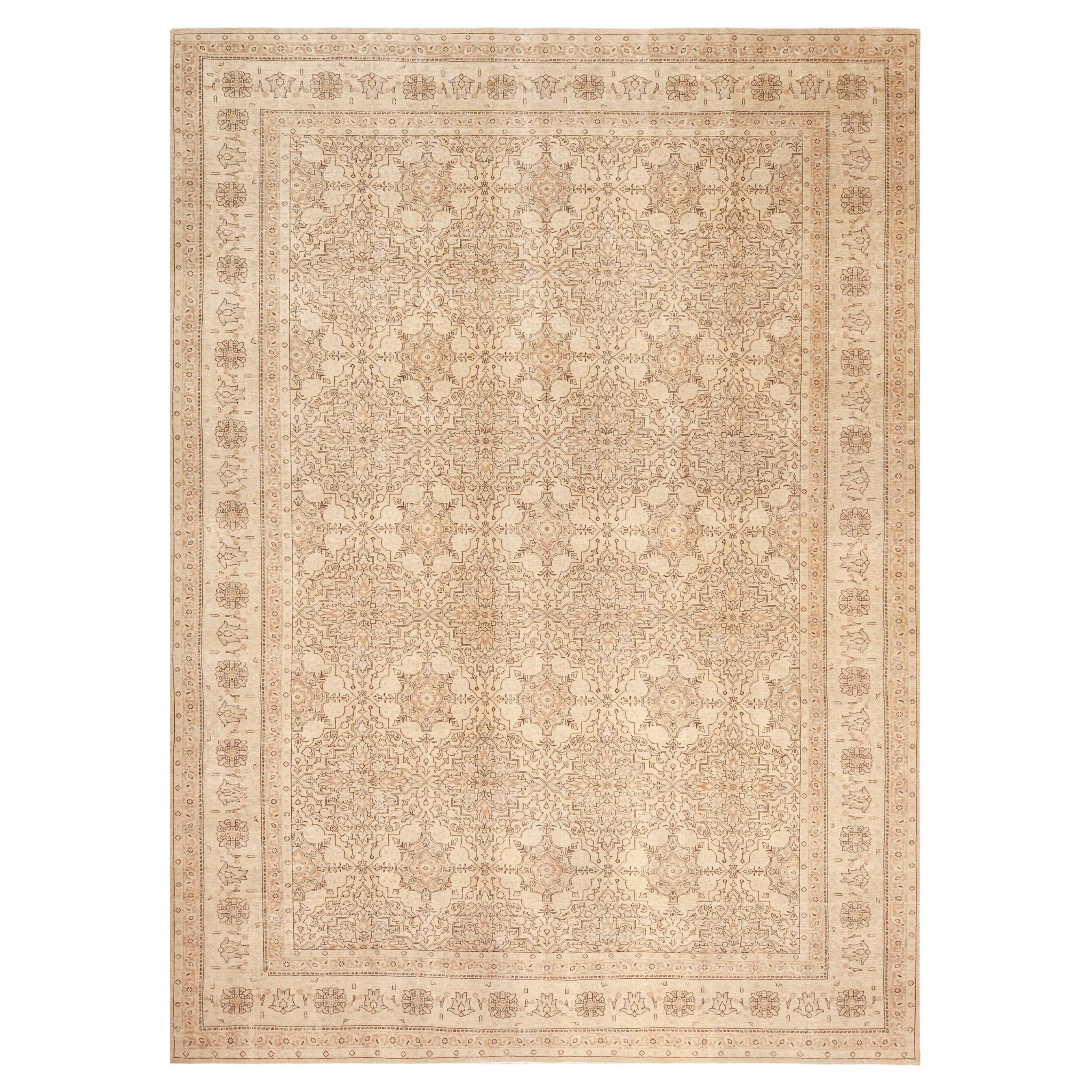 Nazmiyal Collection Antike persische Tabriz Teppich 10 ft x 13 ft 4 in