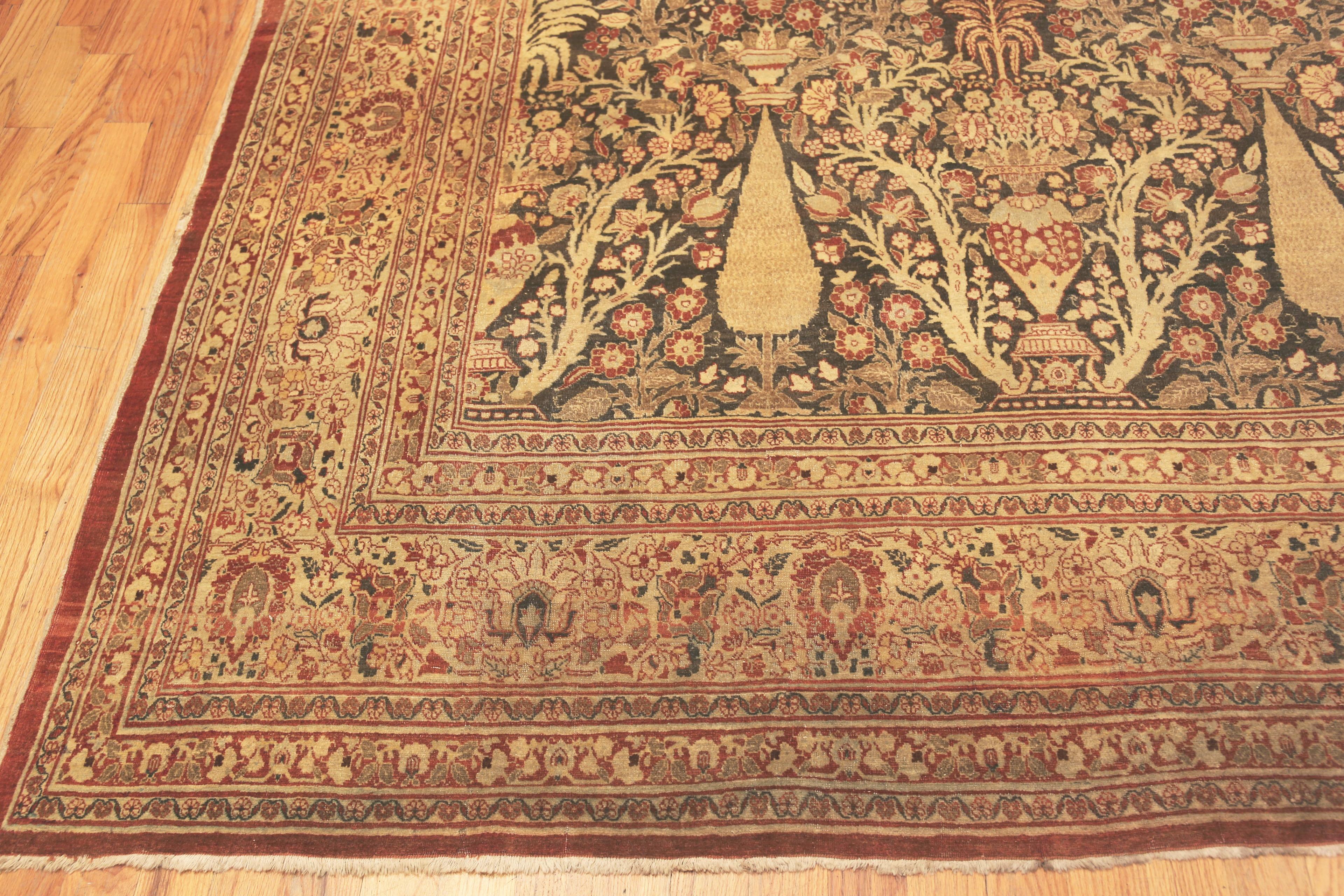 Persiano Tappeto Tabriz persiano antico della Collection'S. 13 ft 8 in x 18 ft 3 in in vendita