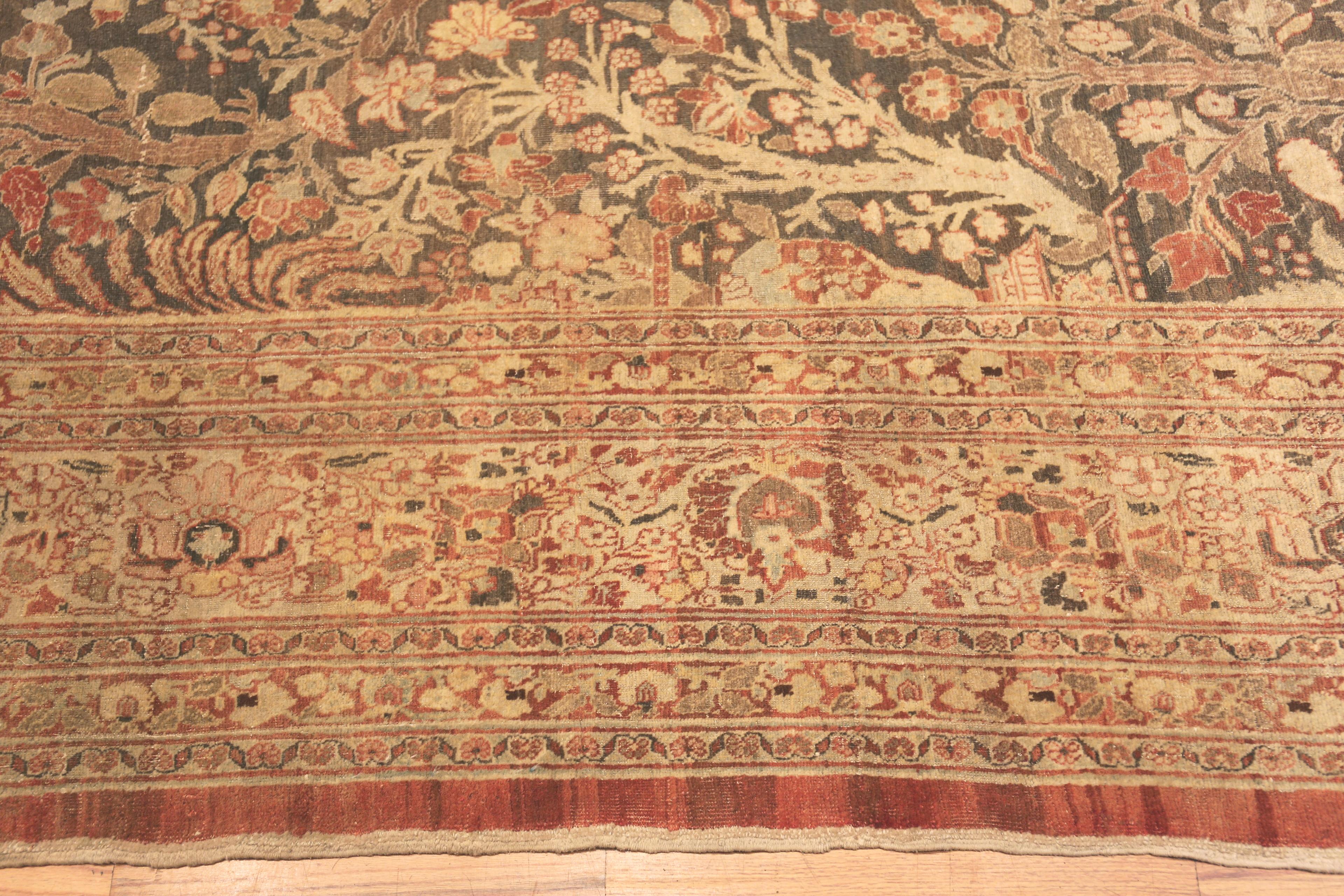XX secolo Tappeto Tabriz persiano antico della Collection'S. 13 ft 8 in x 18 ft 3 in in vendita