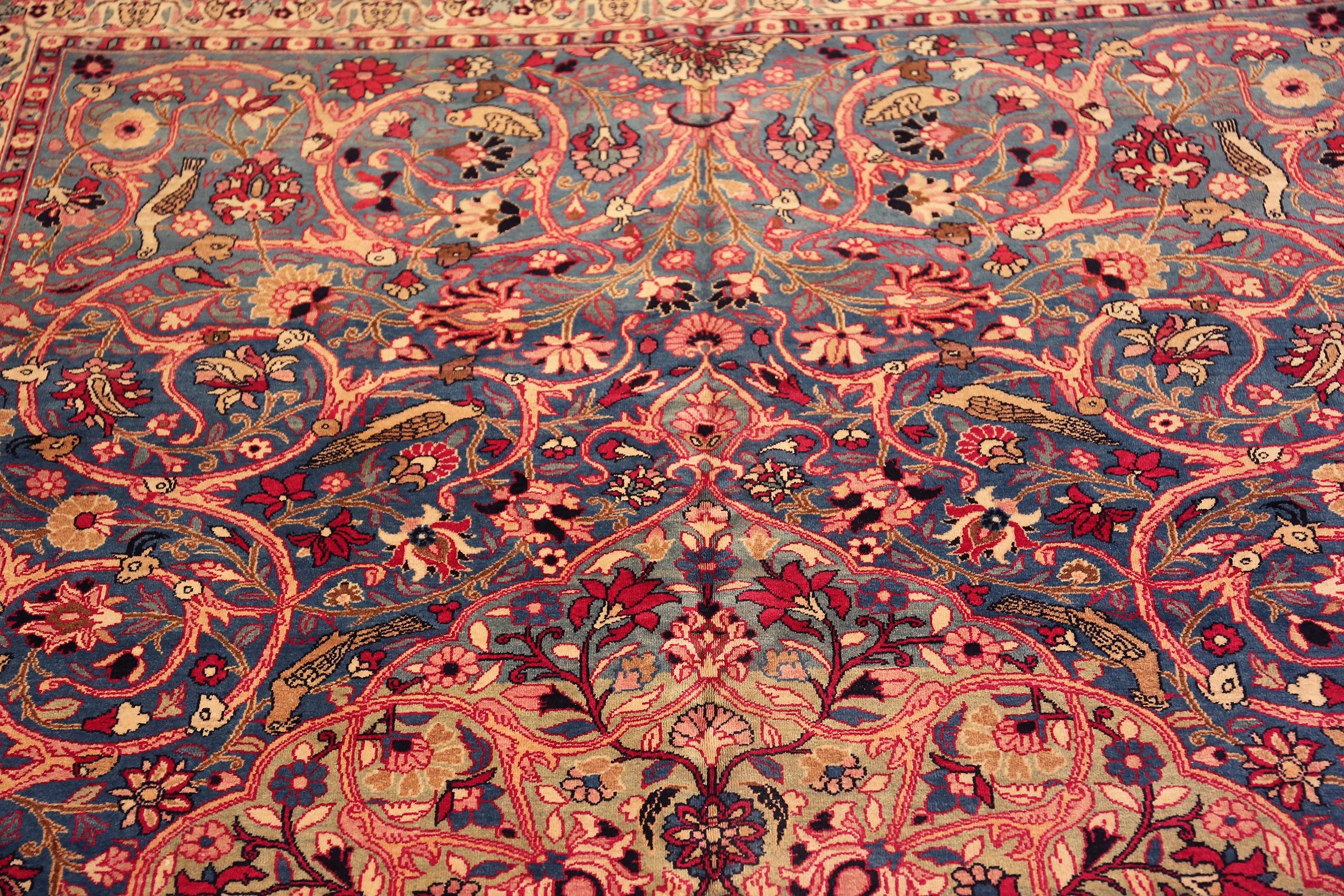 Tappeto Nazmiyal Collection Antique Persian Tehran 7 ft 2 in x 9 ft 9 in in vendita 2