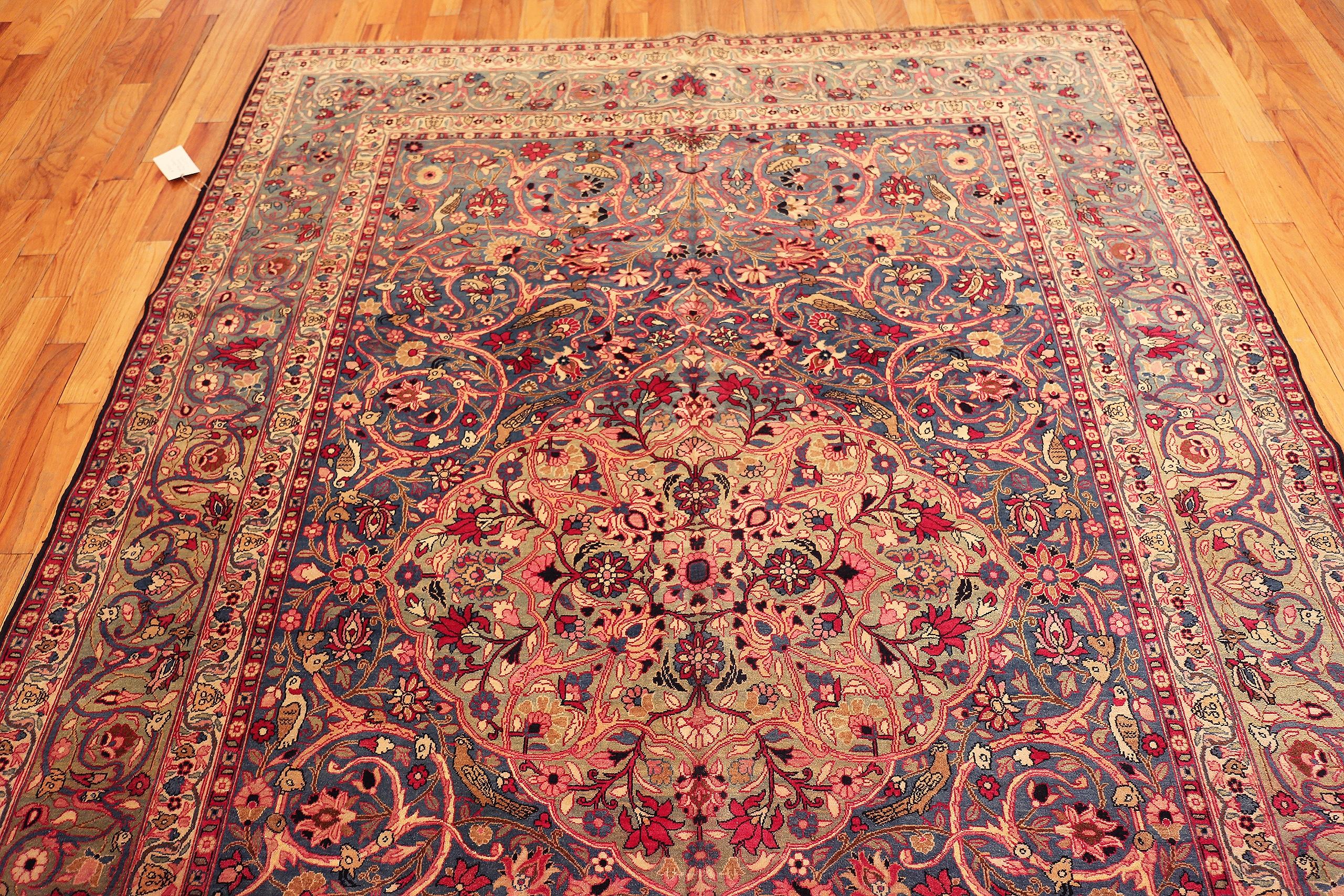 Lana Tappeto Nazmiyal Collection Antique Persian Tehran 7 ft 2 in x 9 ft 9 in in vendita