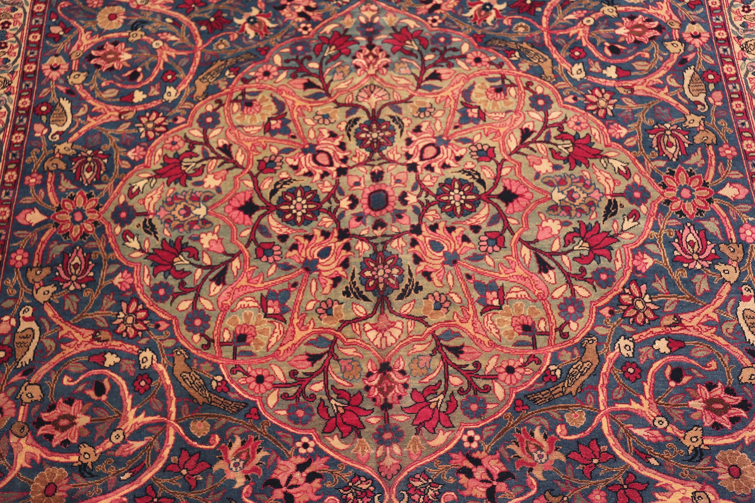 Tappeto Nazmiyal Collection Antique Persian Tehran 7 ft 2 in x 9 ft 9 in in vendita 1