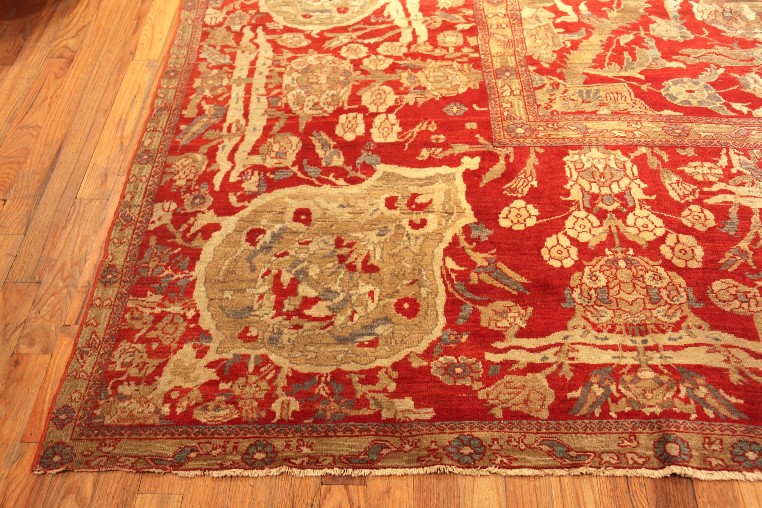 Antique Persian Ziegler Sultanabad Rug. 32 ft x 16 ft 3 in In Good Condition For Sale In New York, NY