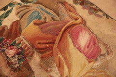 Nazmiyal Collection Antique Pictorial French Silk/Wool Tapestry 7'10" x 11'1"