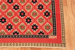 Nazmiyal Collection Antique Scandinavian Textile 4 ft 5 in x 6 ft