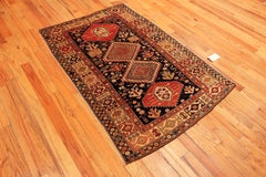 Nazmiyal Collection Antique Shirvan Rug with Folk Art 3 ft 9 in x 5 ft 10 in