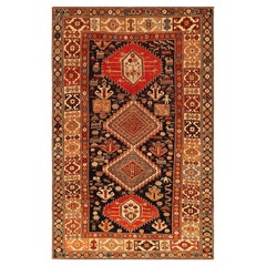 Nazmiyal Collection Antique Shirvan Rug with Folk Art 3 ft 9 in x 5 ft 10 in