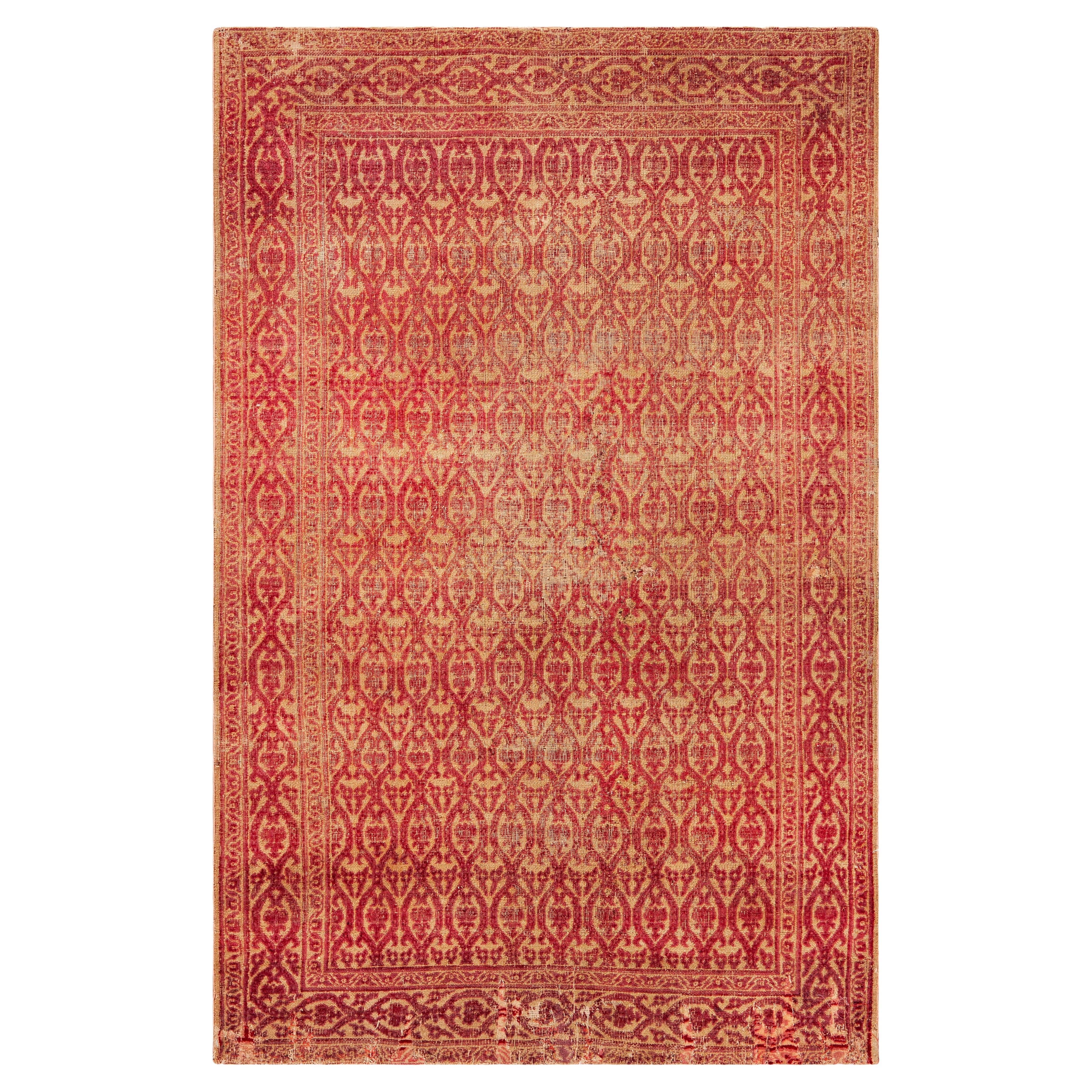 Nazmiyal Collection Antiker spanischer Alpujarra-Teppich im Angebot