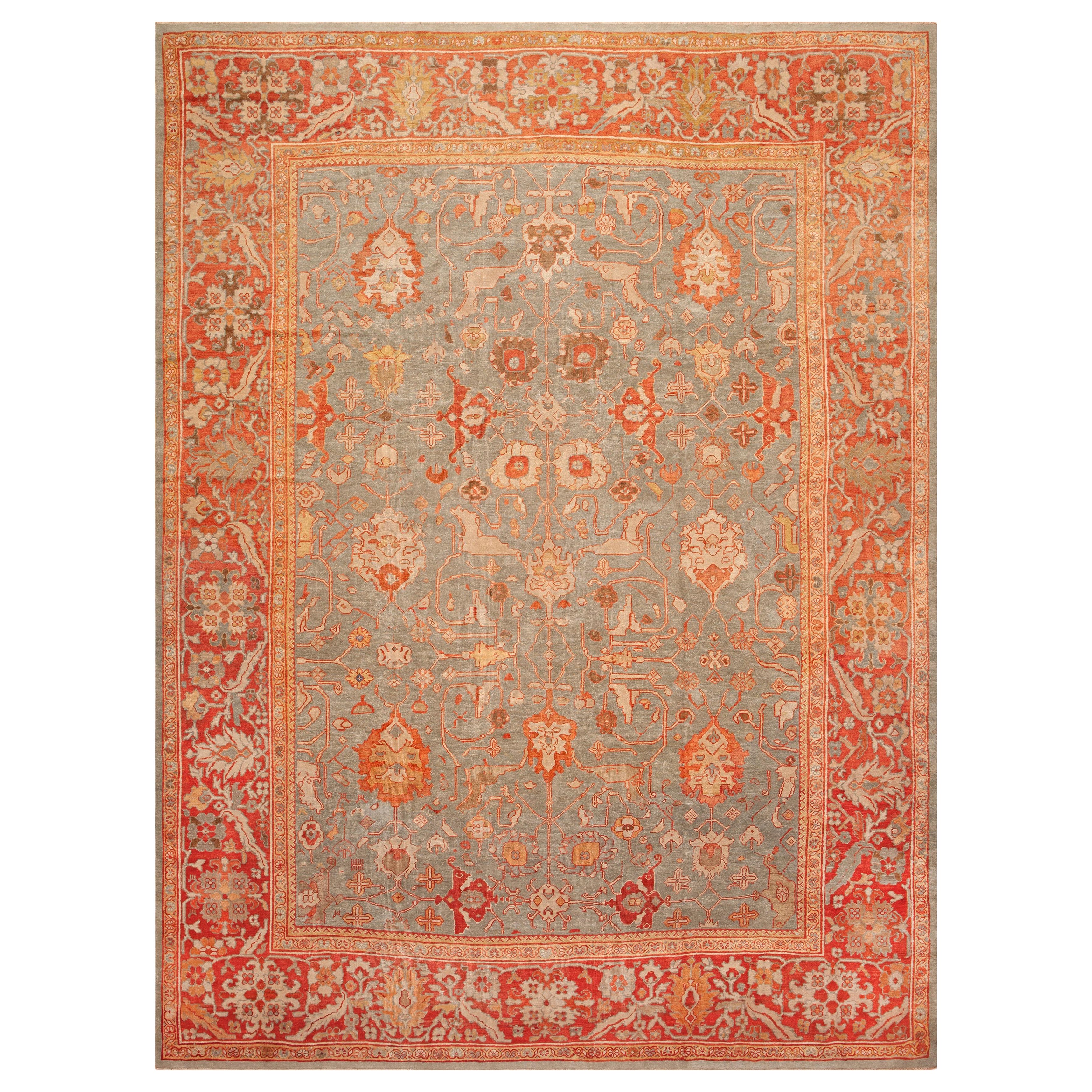Nazmiyal Collection Antique Sultanabad Rugs Persiano 10 ft 8 in x 14 ft 4 in in vendita