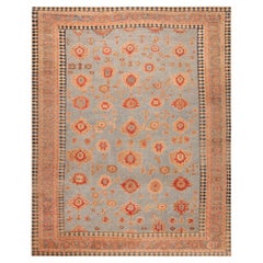 Antiker persischer Stammeskunst-Teppich in Bakshaish-Optik. 12 ft x 14 ft 10 in