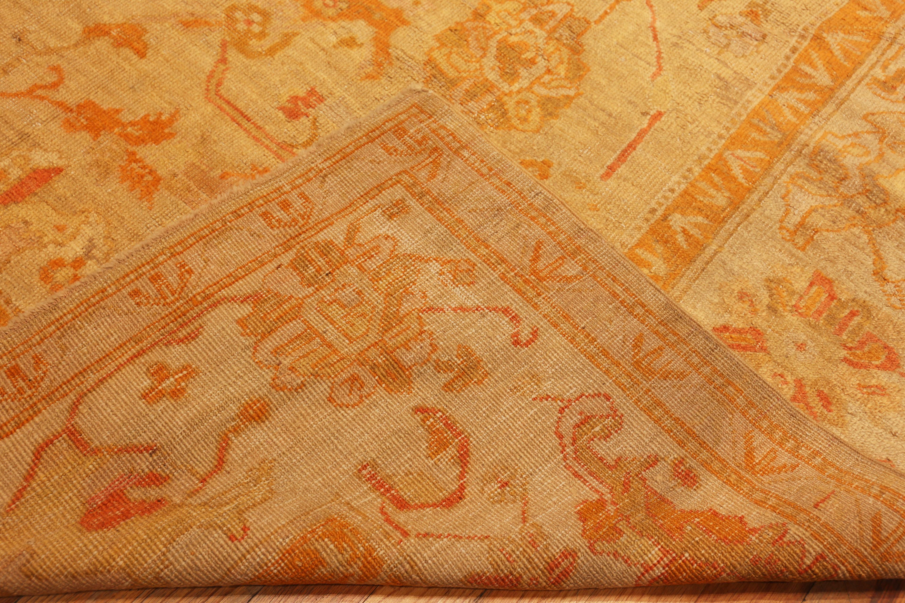 Con perline Tappeto Geometrico Oushak Turco Antico Collection'S in vendita