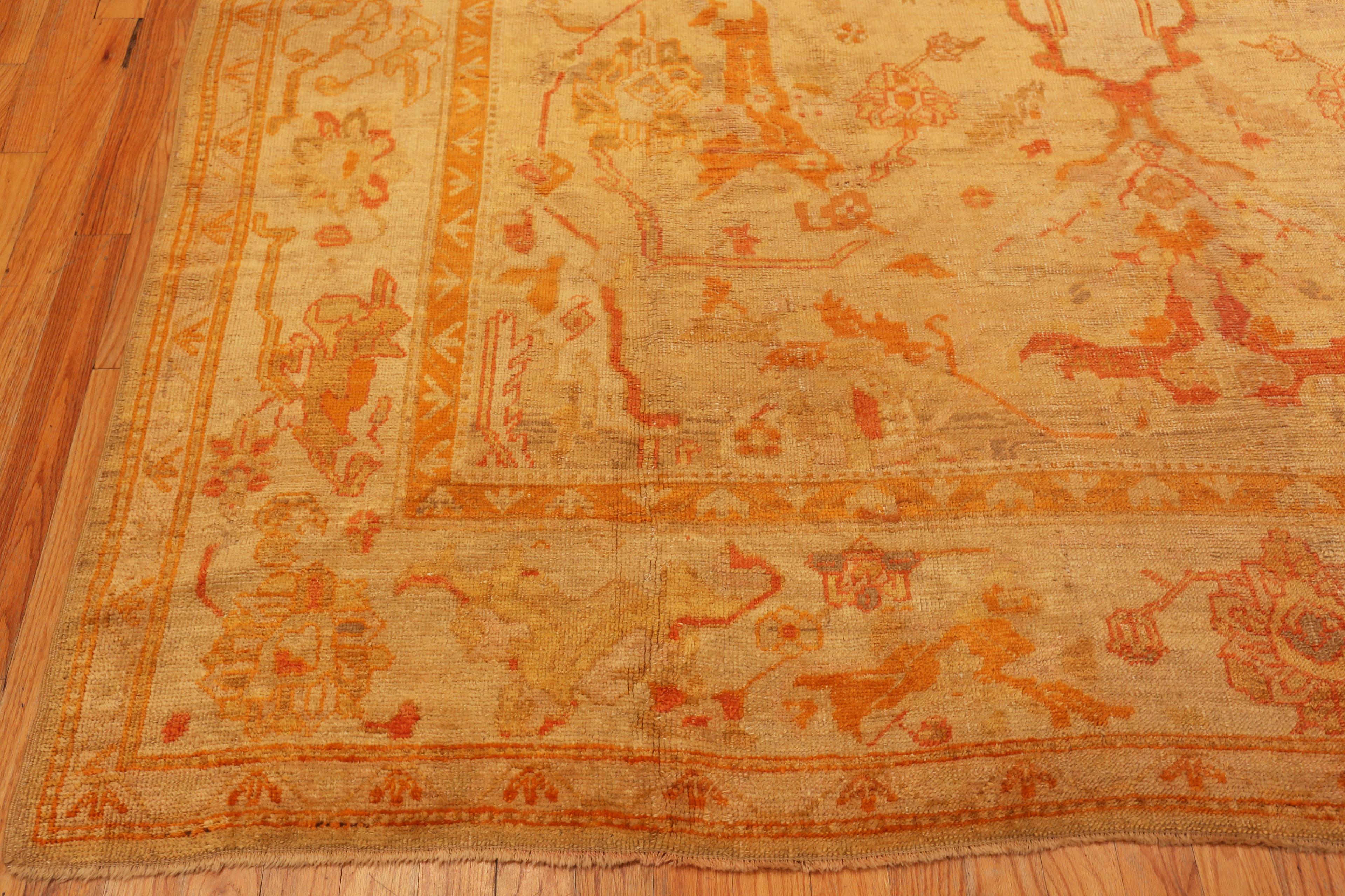 Tappeto Geometrico Oushak Turco Antico Collection'S in vendita 1