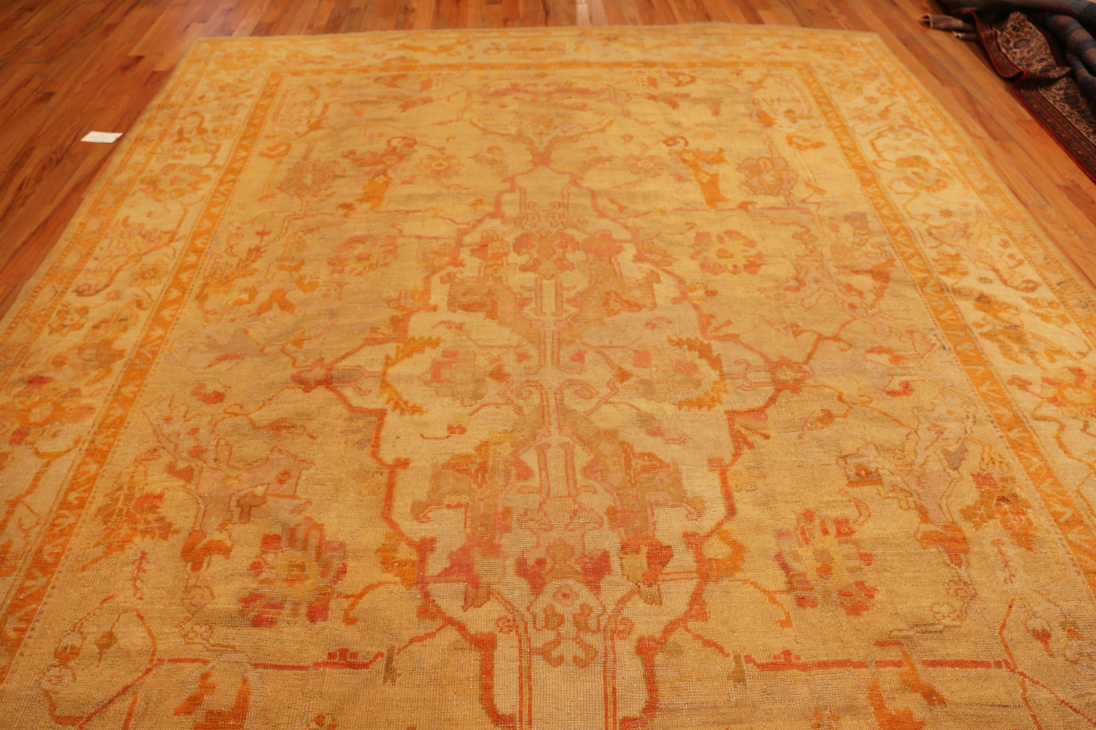 Tappeto Geometrico Oushak Turco Antico Collection'S in vendita 2