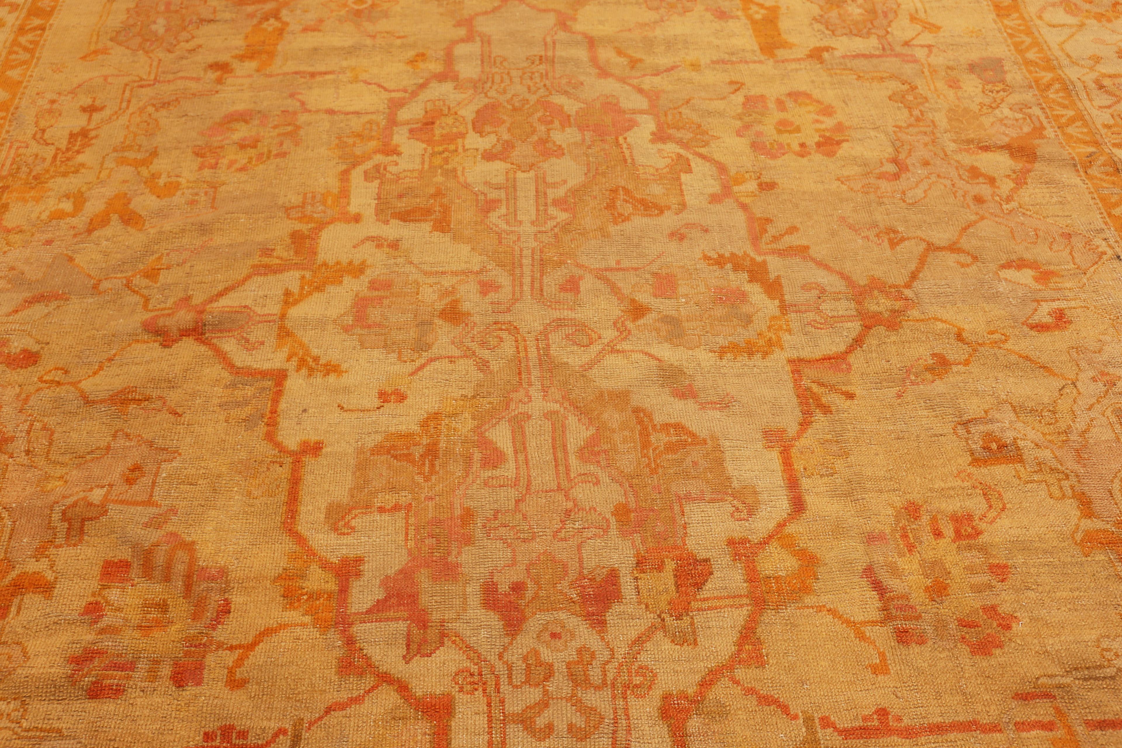 Tappeto Geometrico Oushak Turco Antico Collection'S in vendita 3