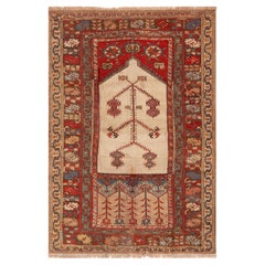 Nazmiyal Collection Antike türkische Ladik Gebetsteppich 3 ft 6 in x 5 ft 2 in