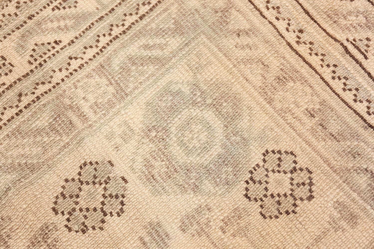 Wool Antique Turkish Oushak Carpet. 17 ft 7 in x 18 ft 7 in
