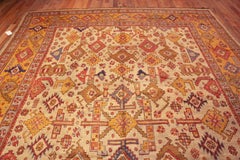 Nazmiyal Collection Antique Turkish Oushak Rug 10 ft 9 in x 14 ft 5 in