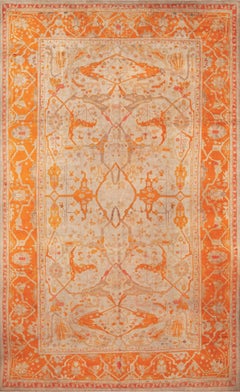 Nazmiyal Collection Antique Turkish Oushak Rug 10 ft x 15 ft 10 in